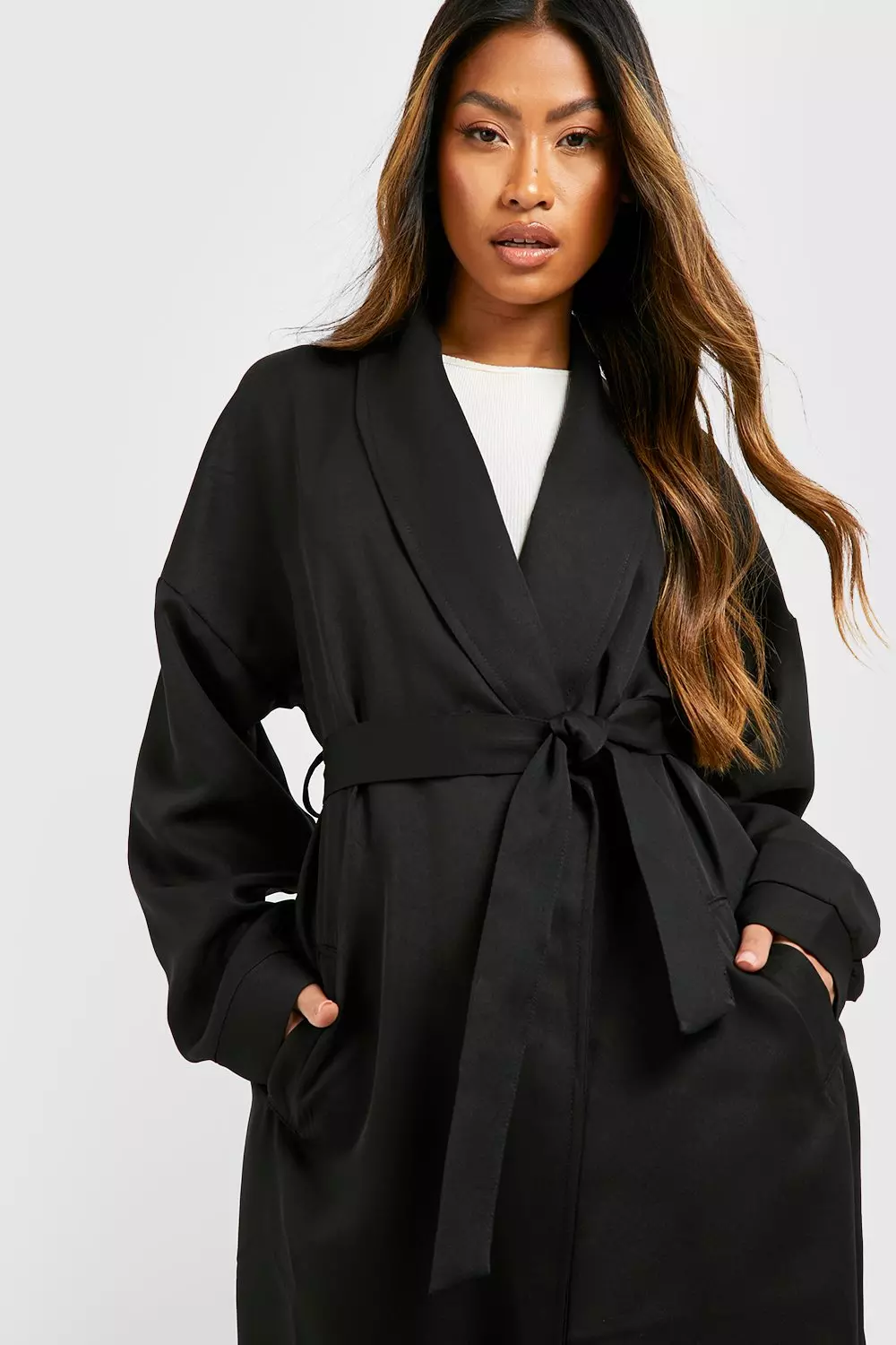 Shawl Collar Trench