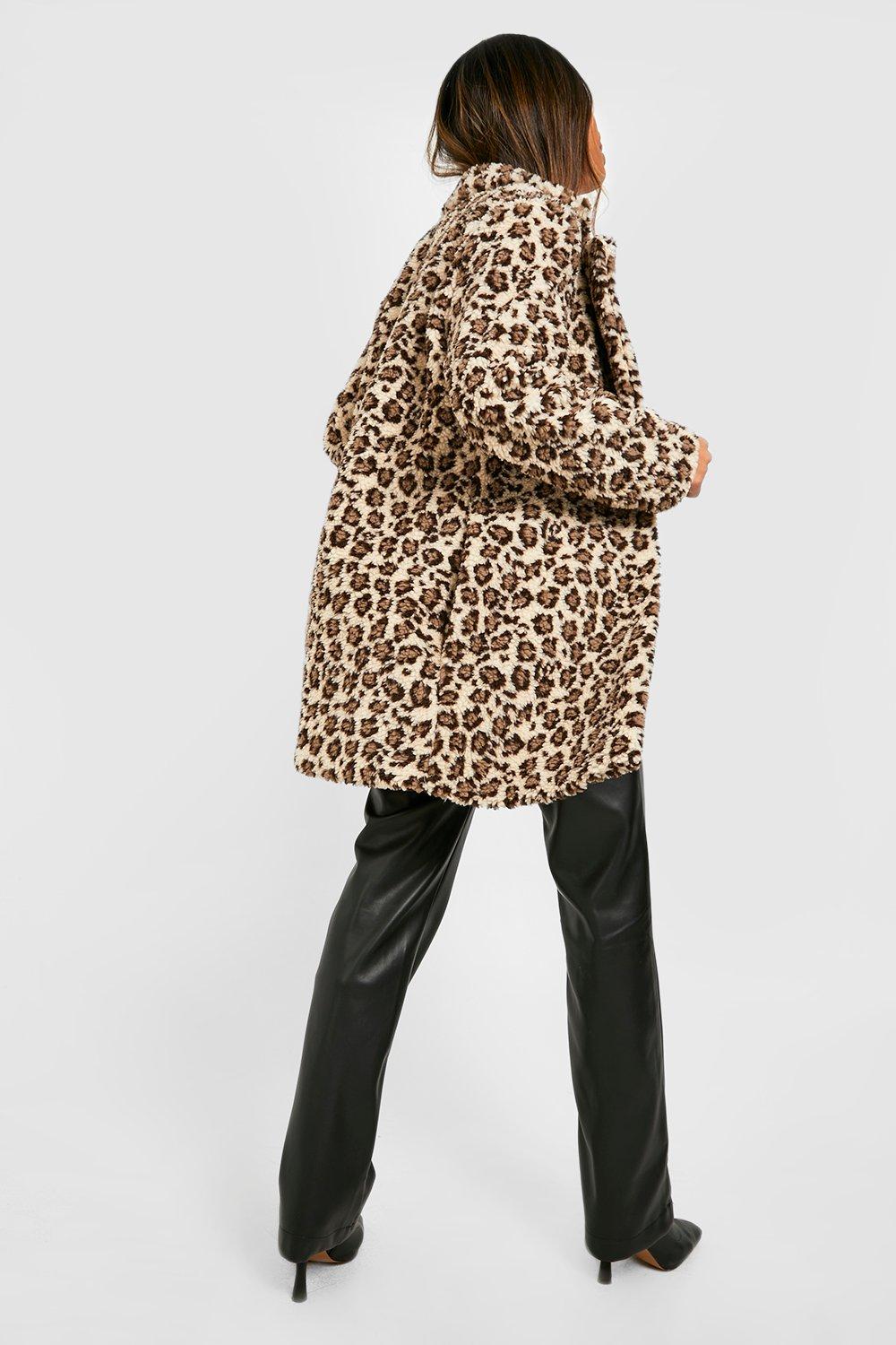 Leopard 2024 teddy jacket