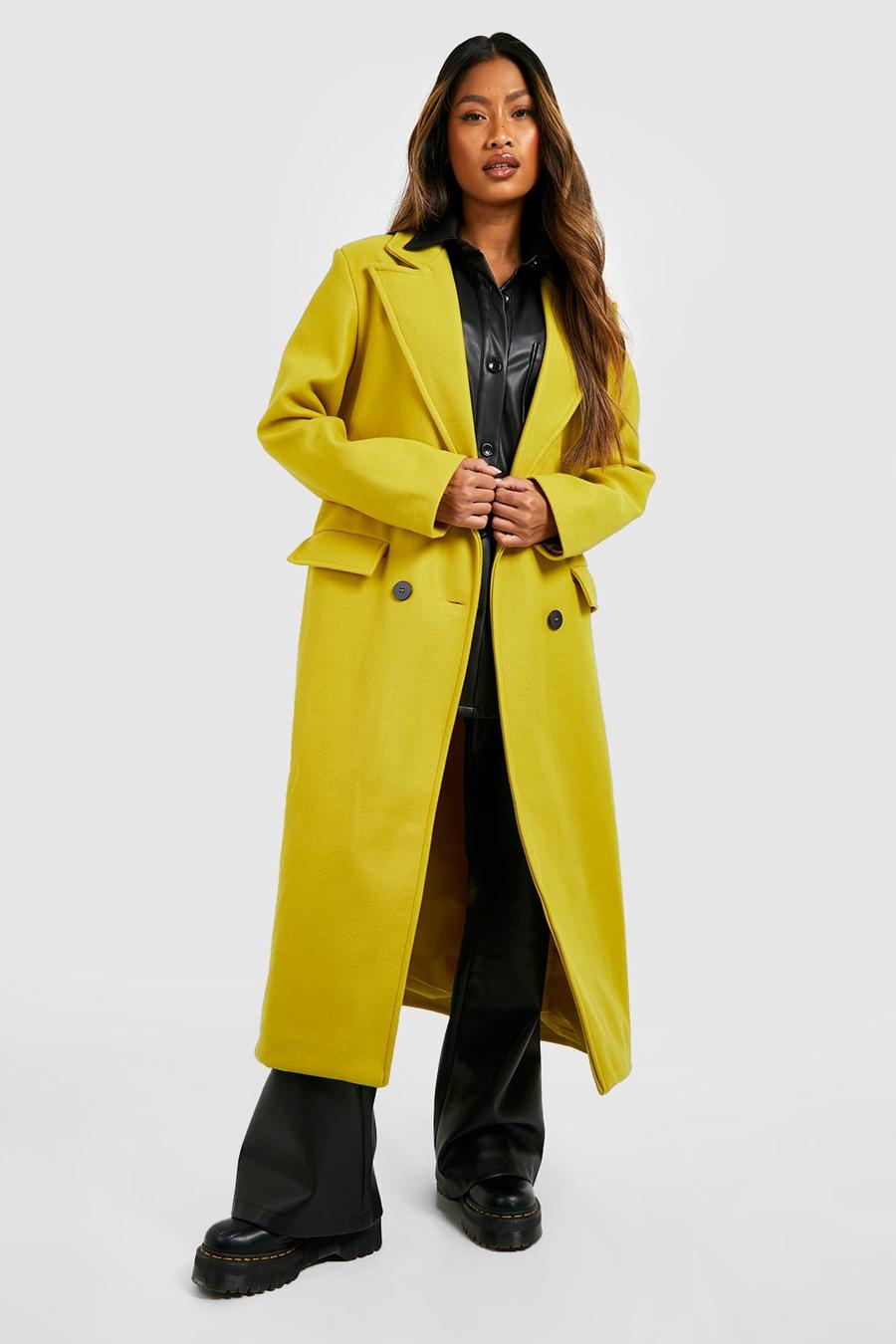 Lime Longline Tailored Coat image number 1