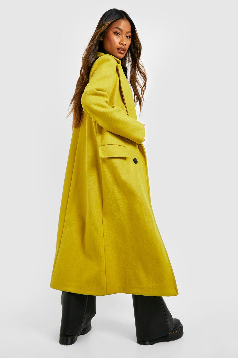 Hooded shop tailored coat