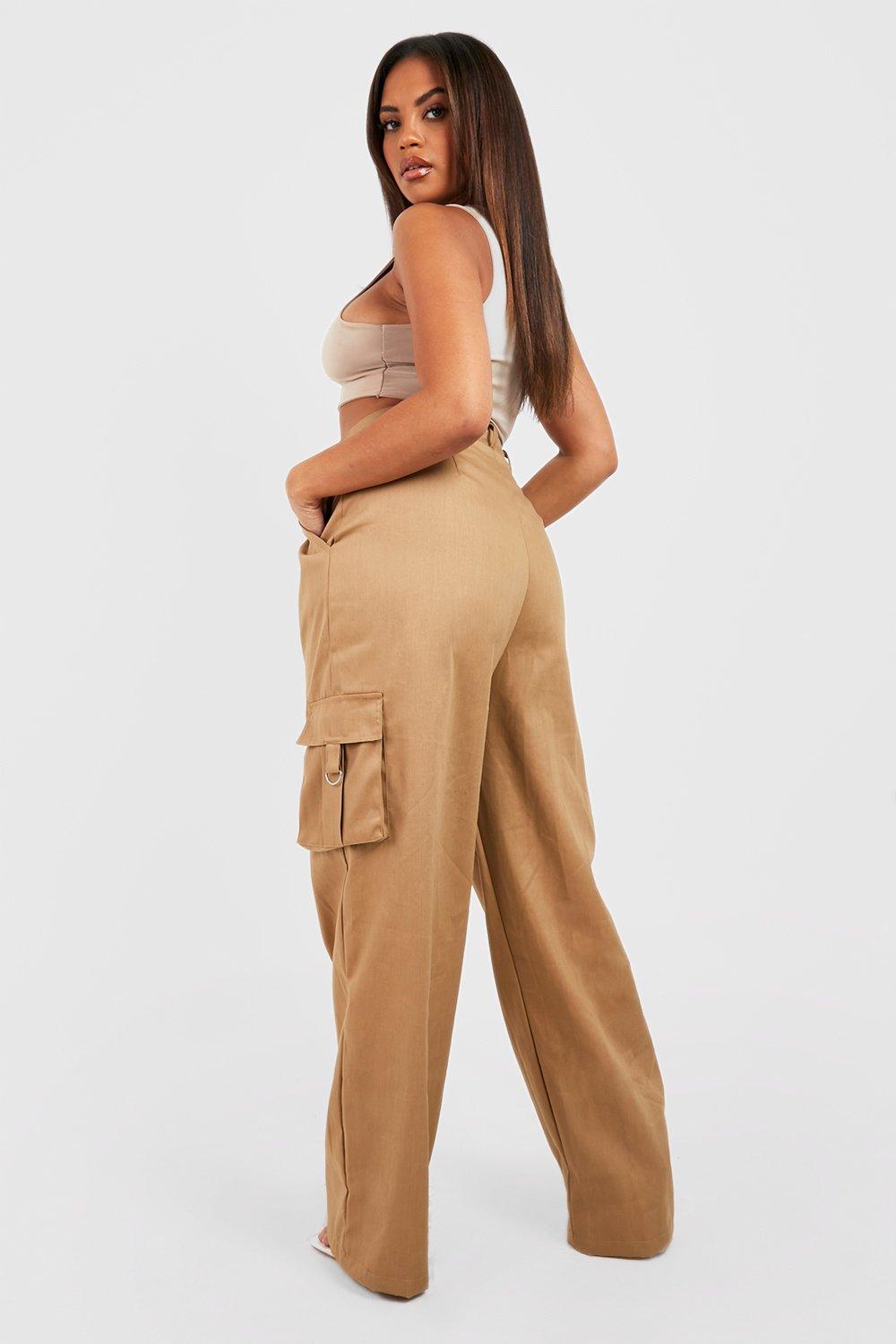 Grande taille Pantalon cargo large boohoo