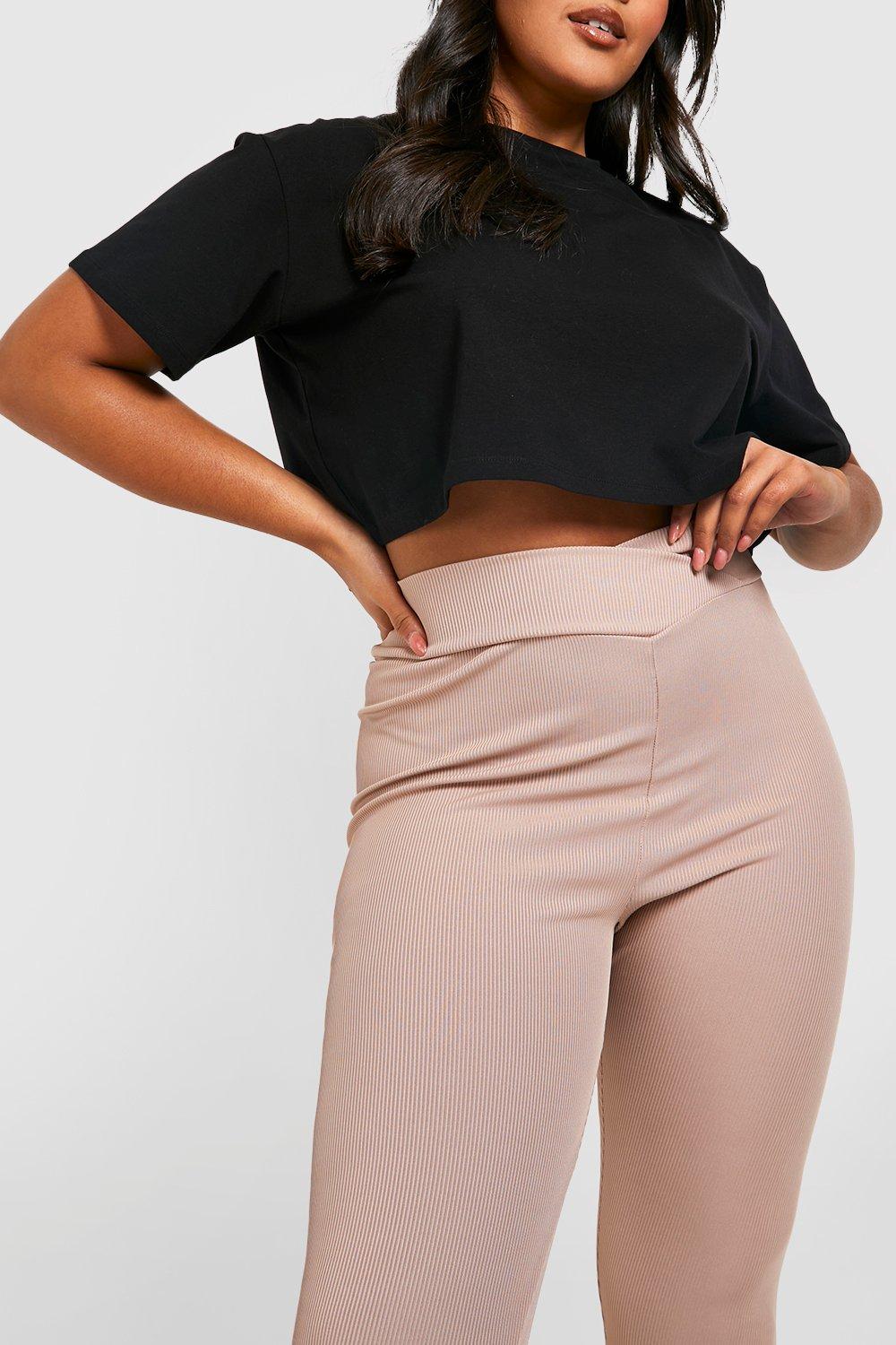 Plus size cropped outlet leggings uk