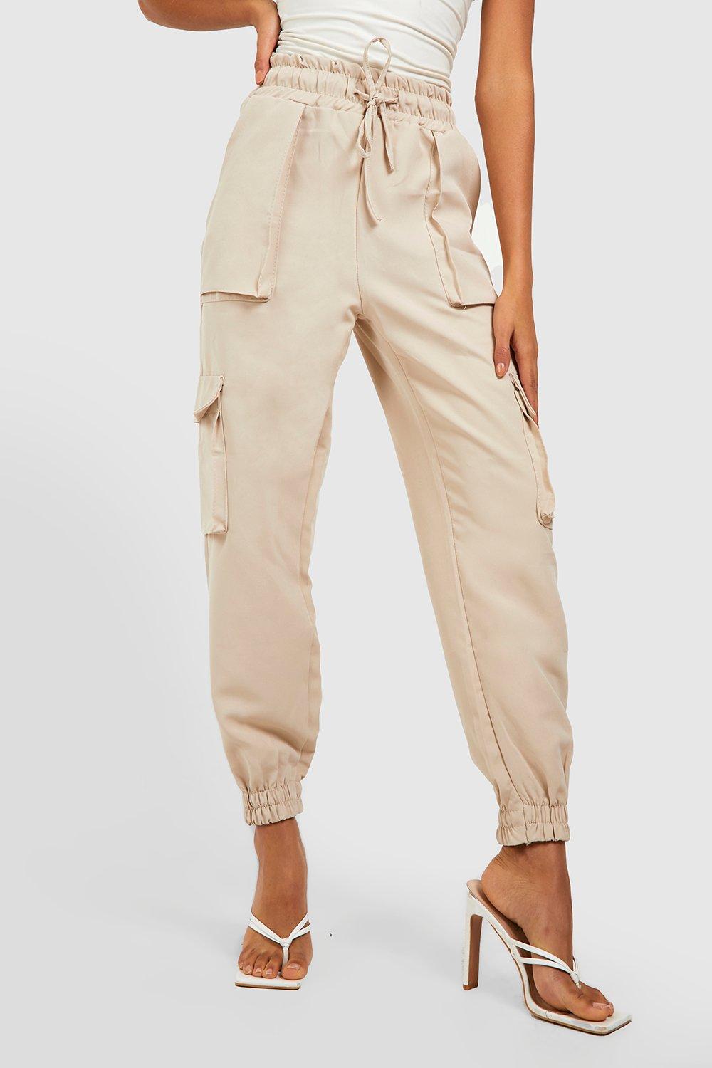 High waisted best sale khaki pants womens