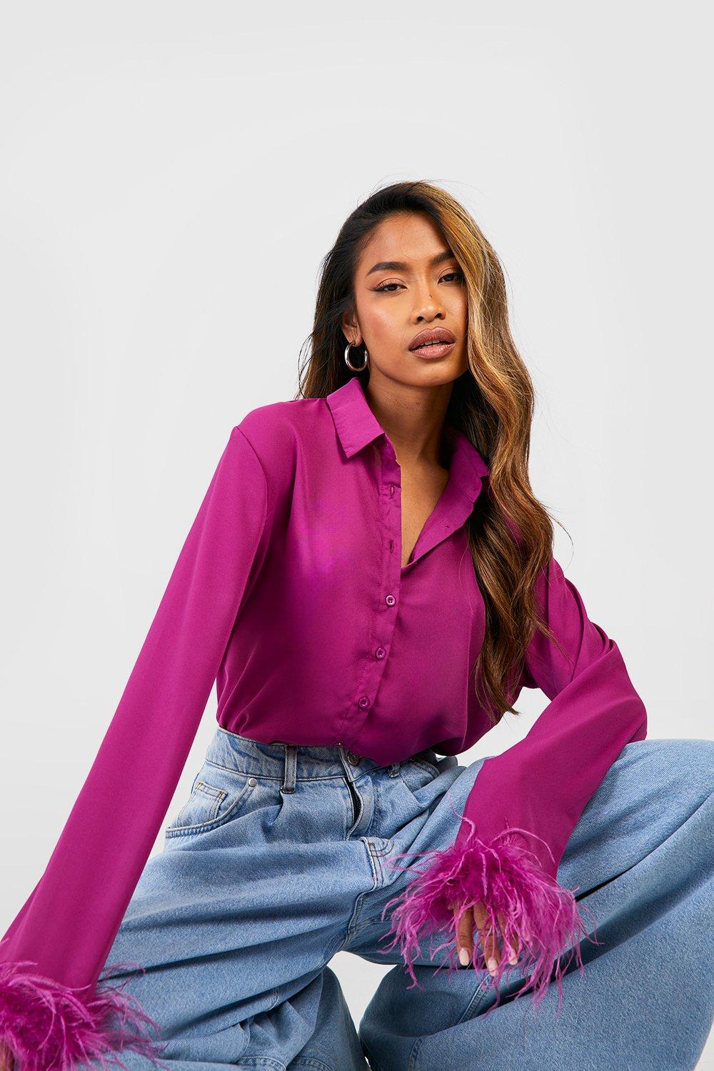 https://media.boohoo.com/i/boohoo/gzz35845_purple_xl_3/donna-purple-camicia-oversize-in-chiffon-con-piume