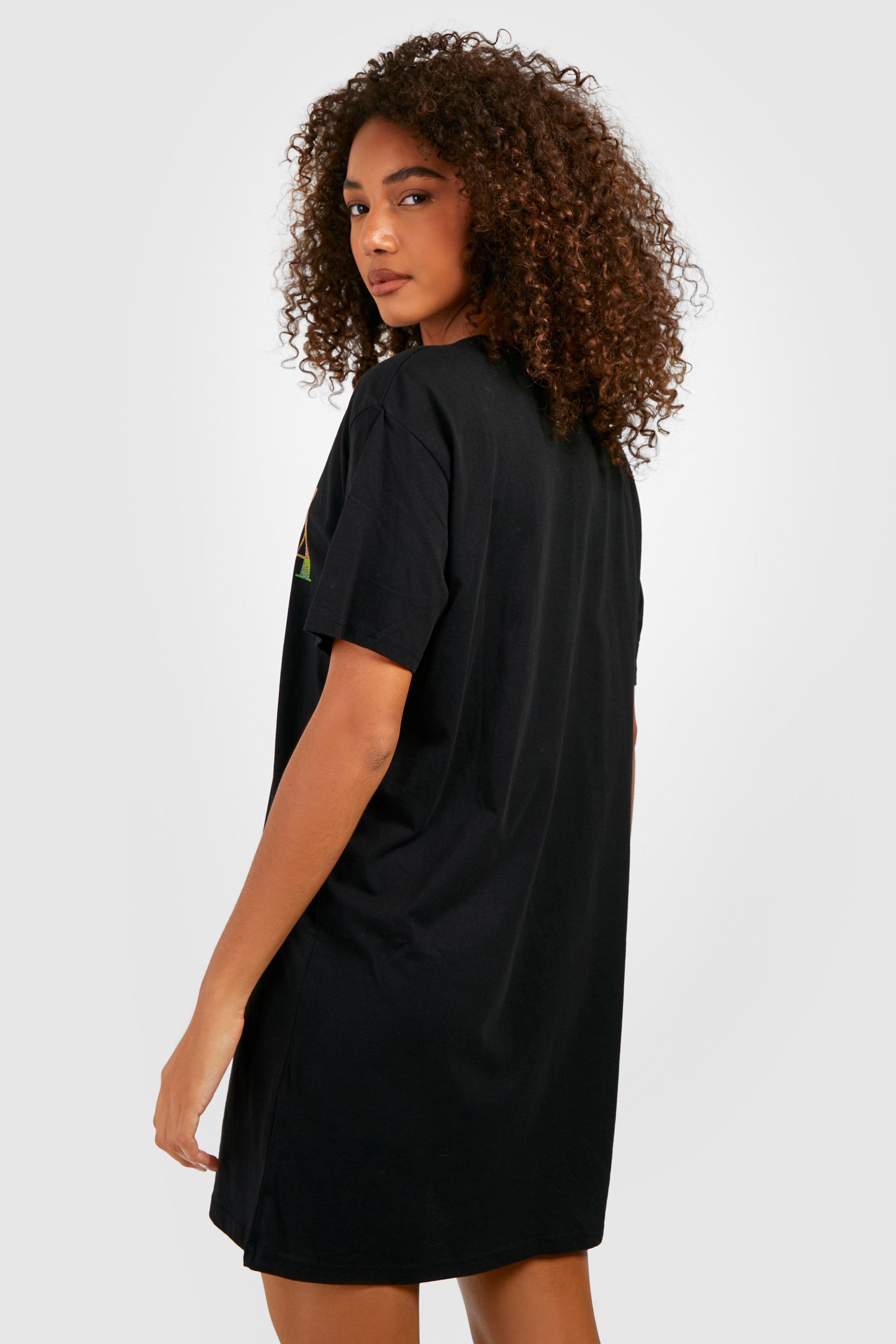 Tall Nirvana License T-shirt Dress | boohoo