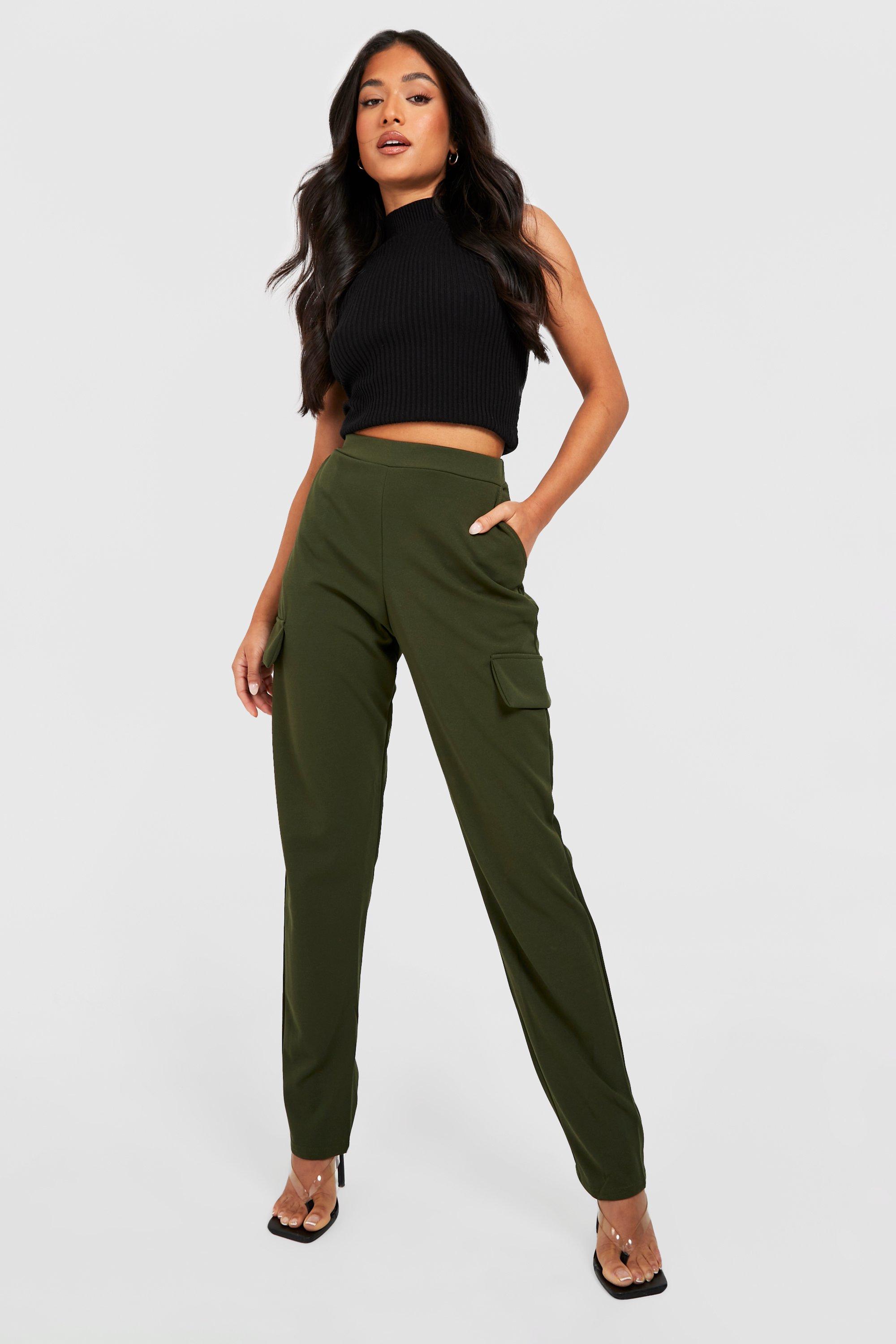 Petite Tapered Cargo Trouser