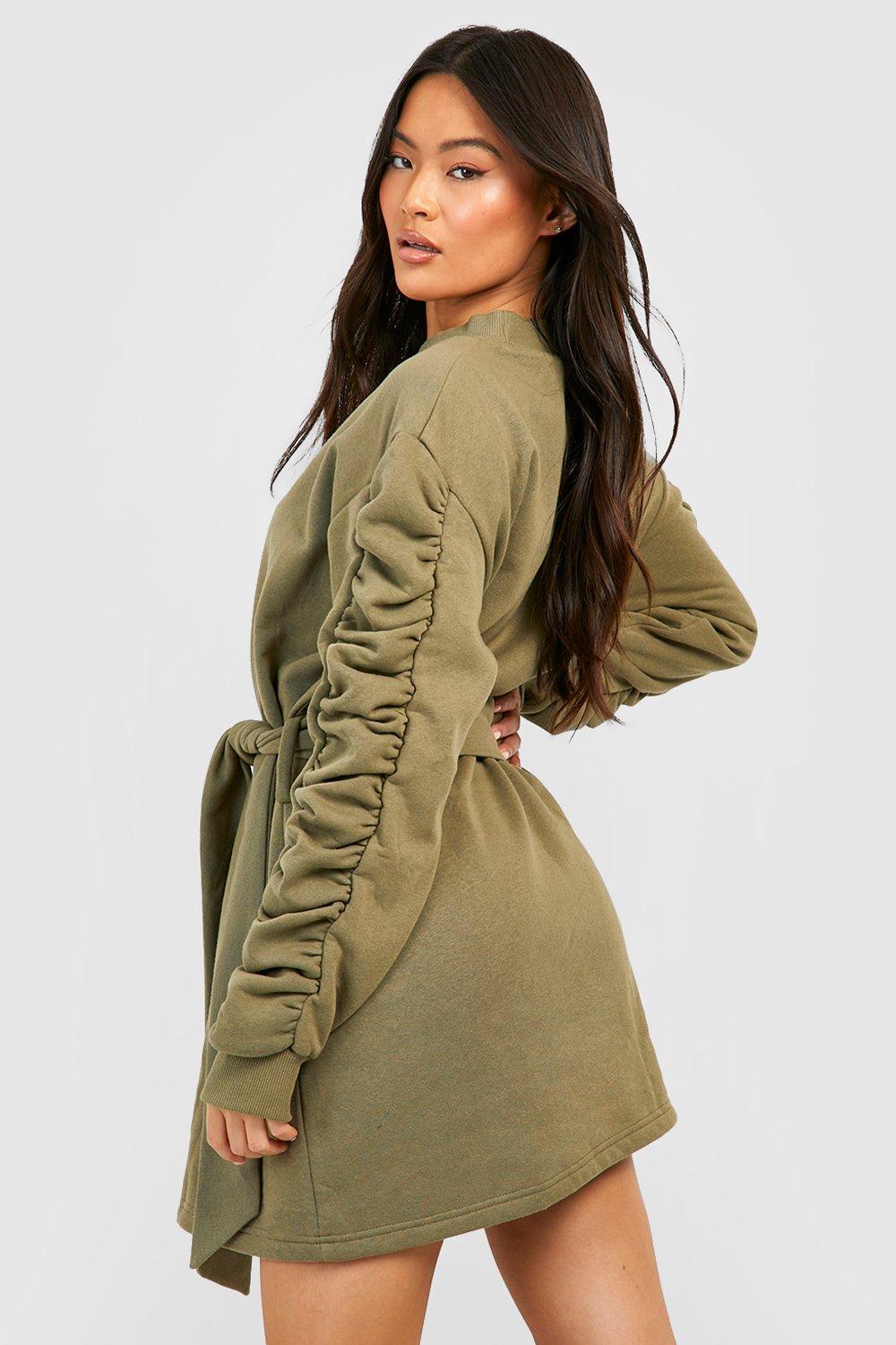 Boohoo discount sweatshirt dress