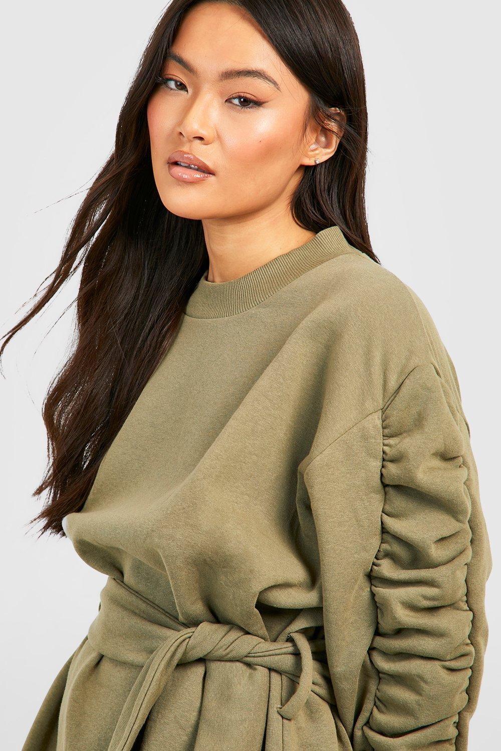 Boohoo sweatshirt online dress