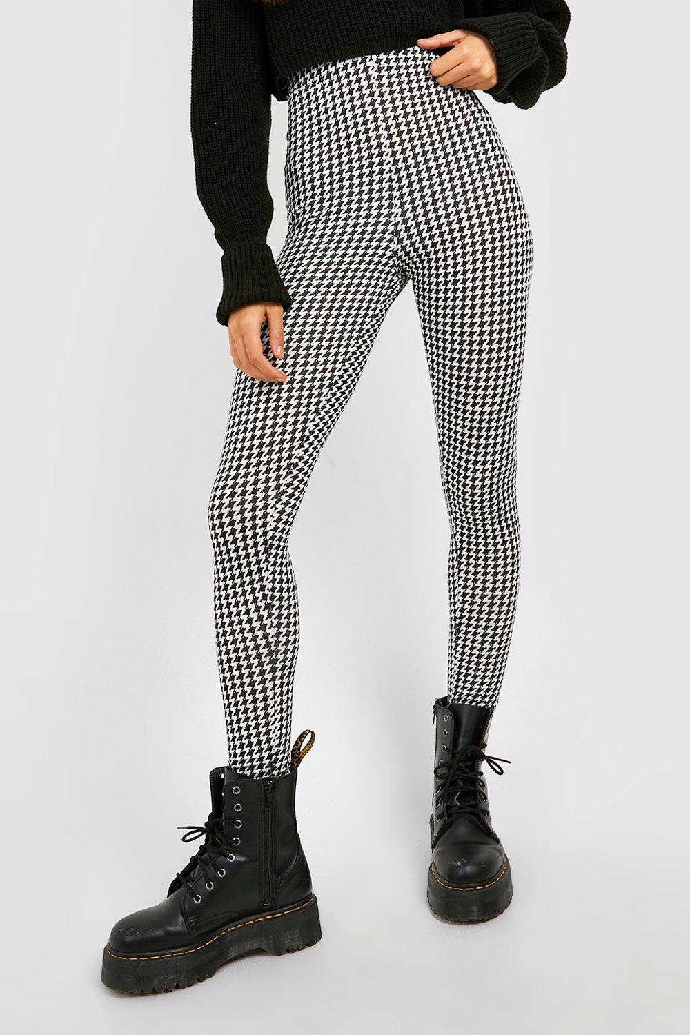 Houndstooth jeggings shop