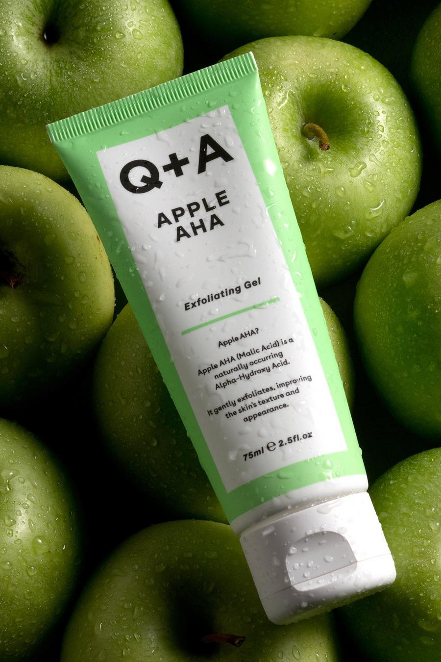 Q+A - Gel exfoliant AHA à la pomme - 75 ml, Clear