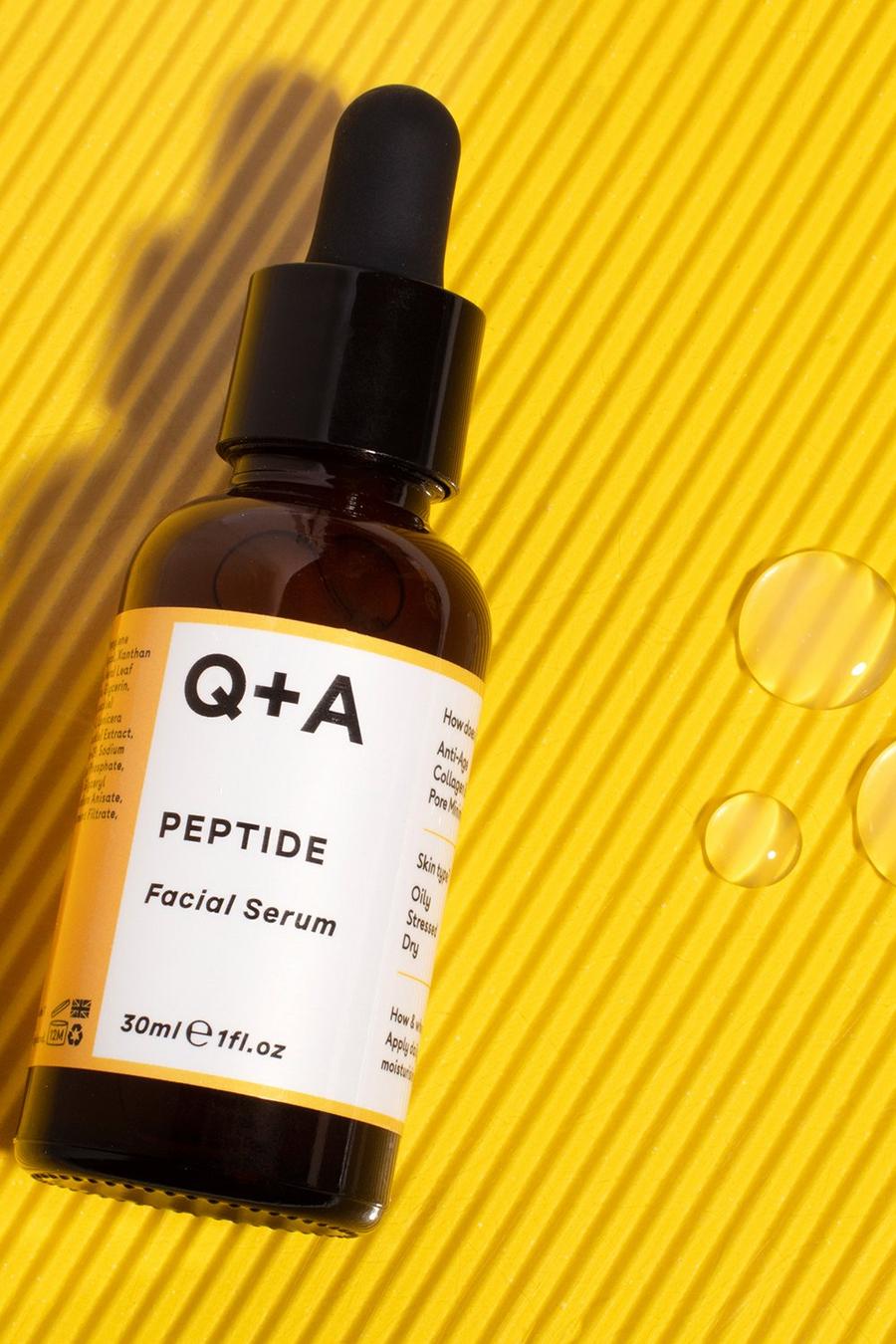 Q+A - Sérum pour le visage aux peptides - 30 ml, Clear