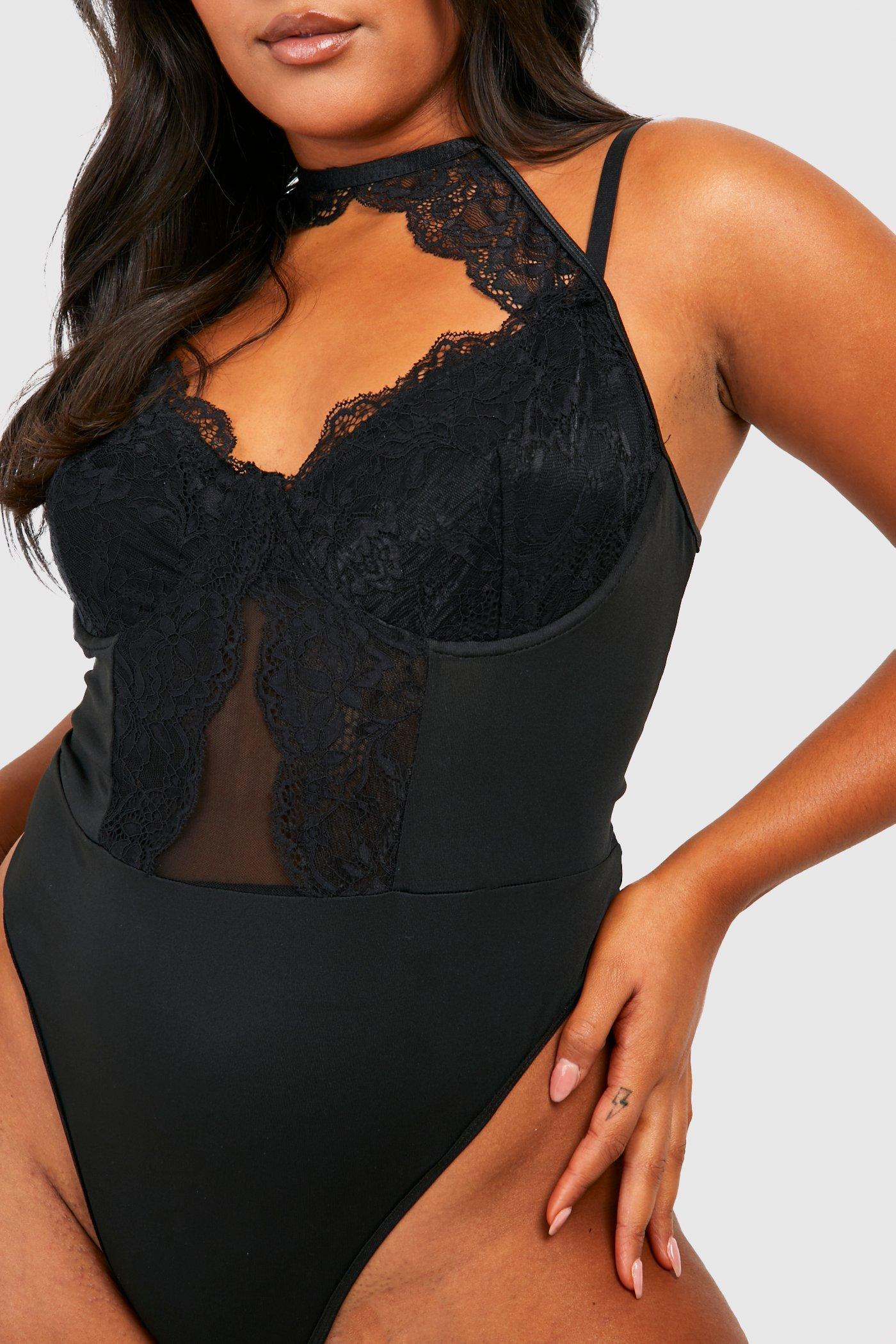 Keyhole Bodysuit Black