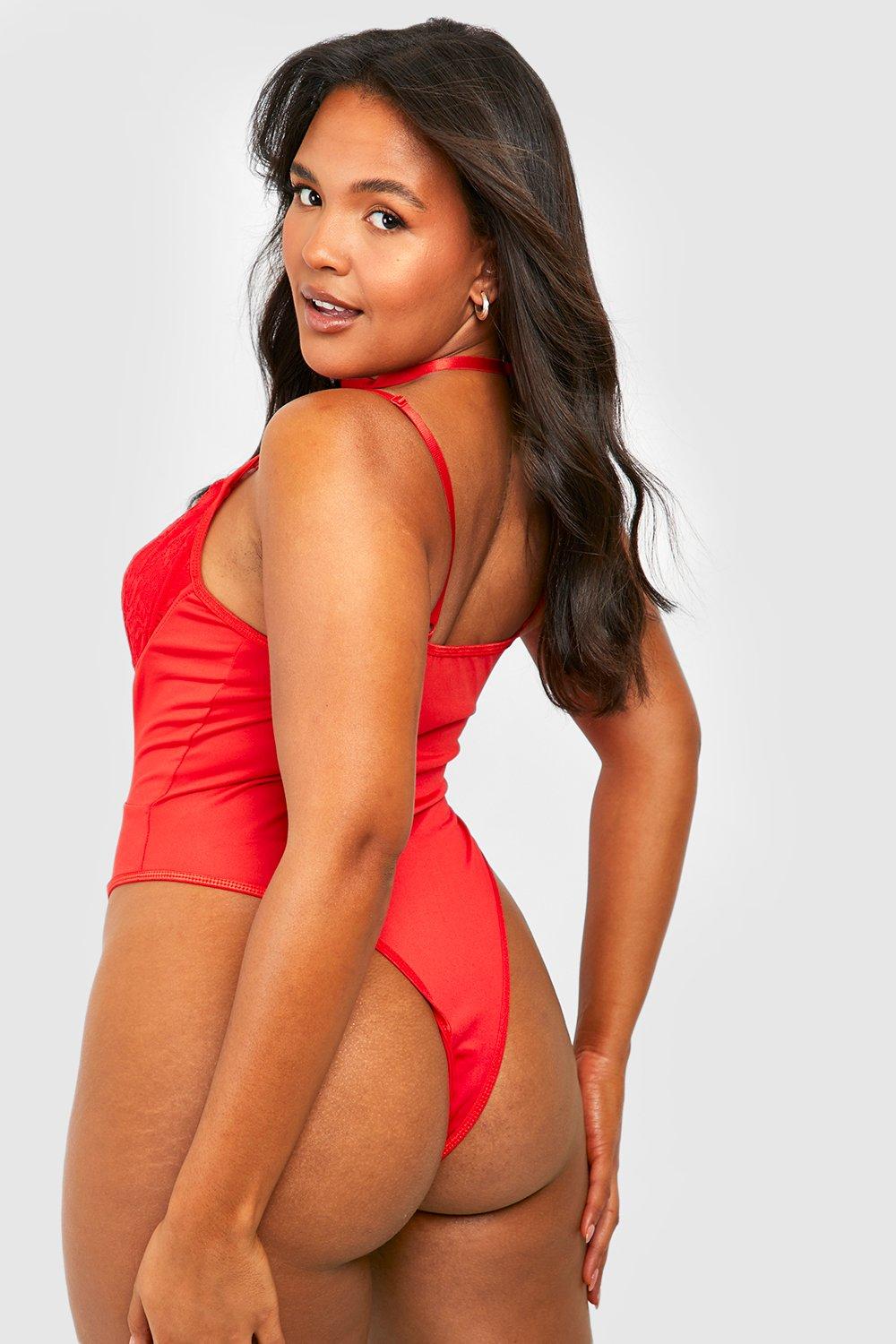 Boohoo lace outlet bodysuit