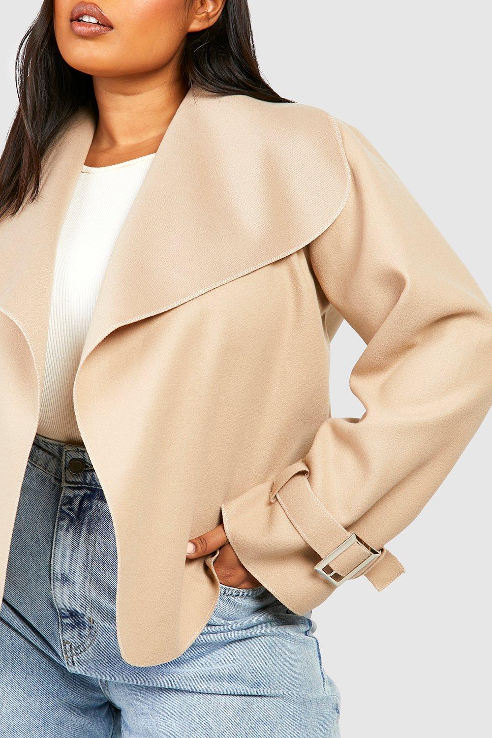 Boohoo hot sale plus coats