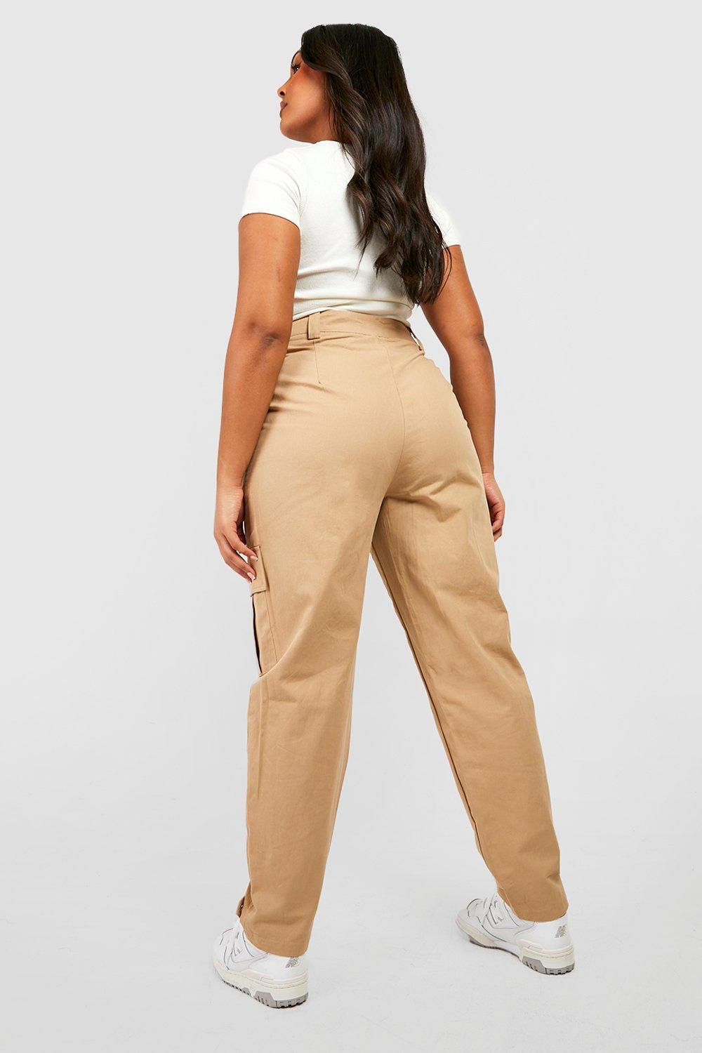 Women's plus store size twill pants