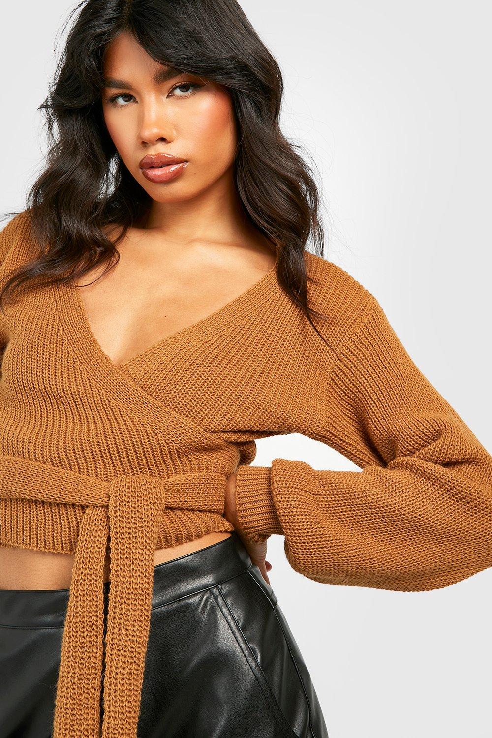 Chunky store wrap sweater