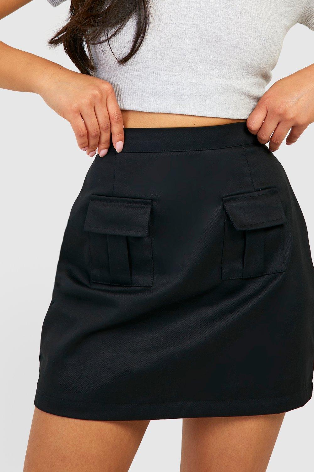 Mini skirt 2025 with cargo pockets