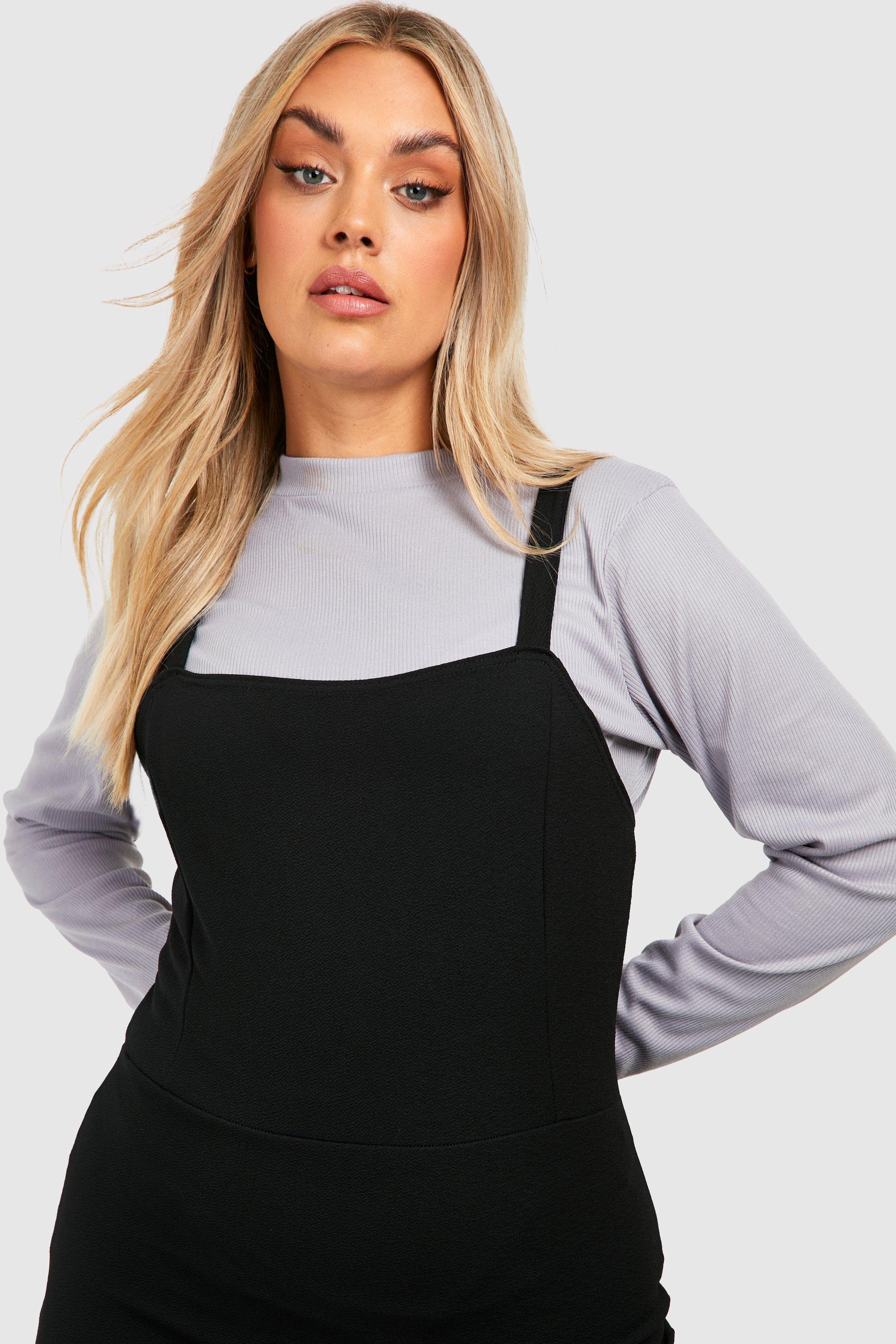 Next on sale black pinafore