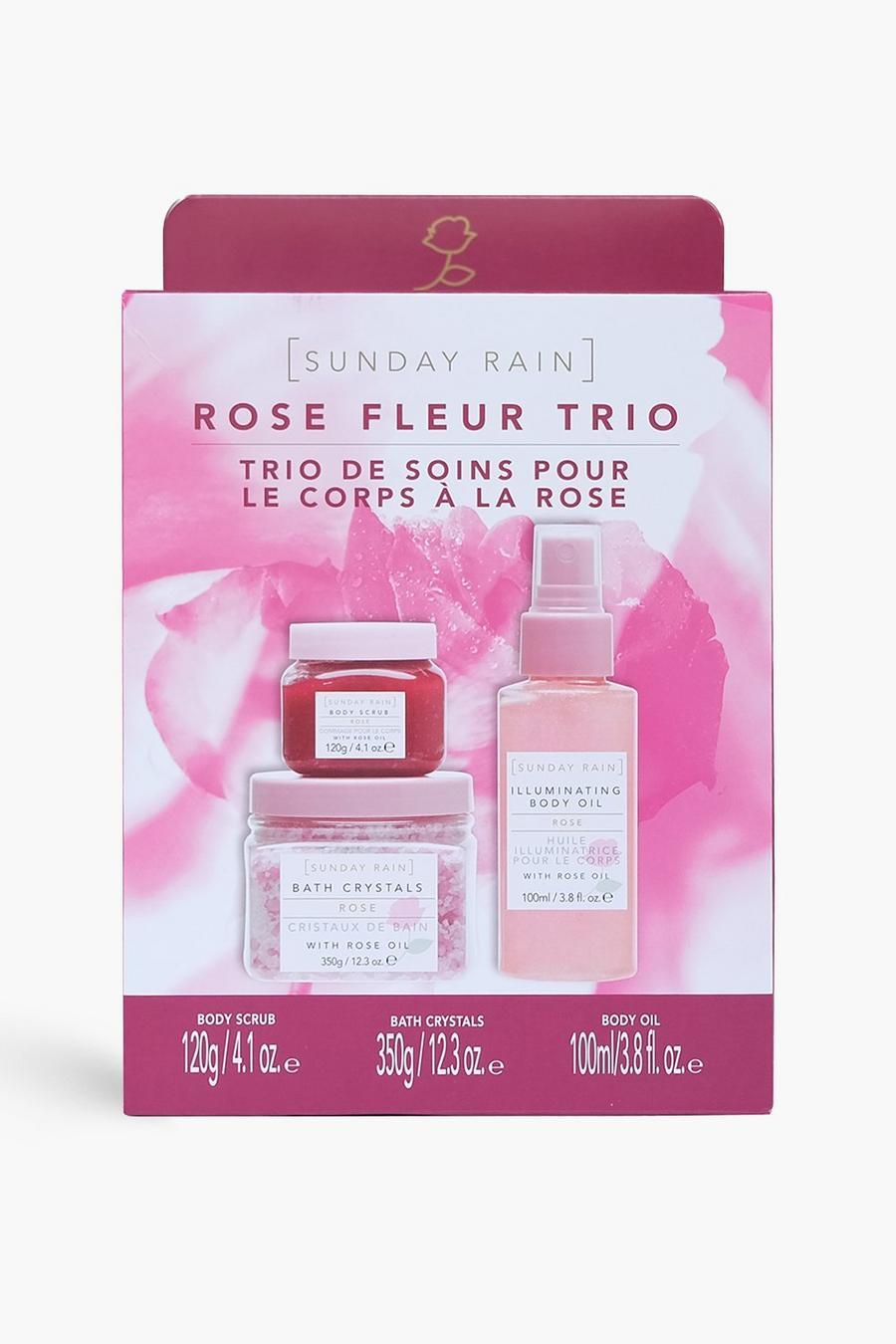 Multi Sunday Rain Rose Fleur Trio Presentset