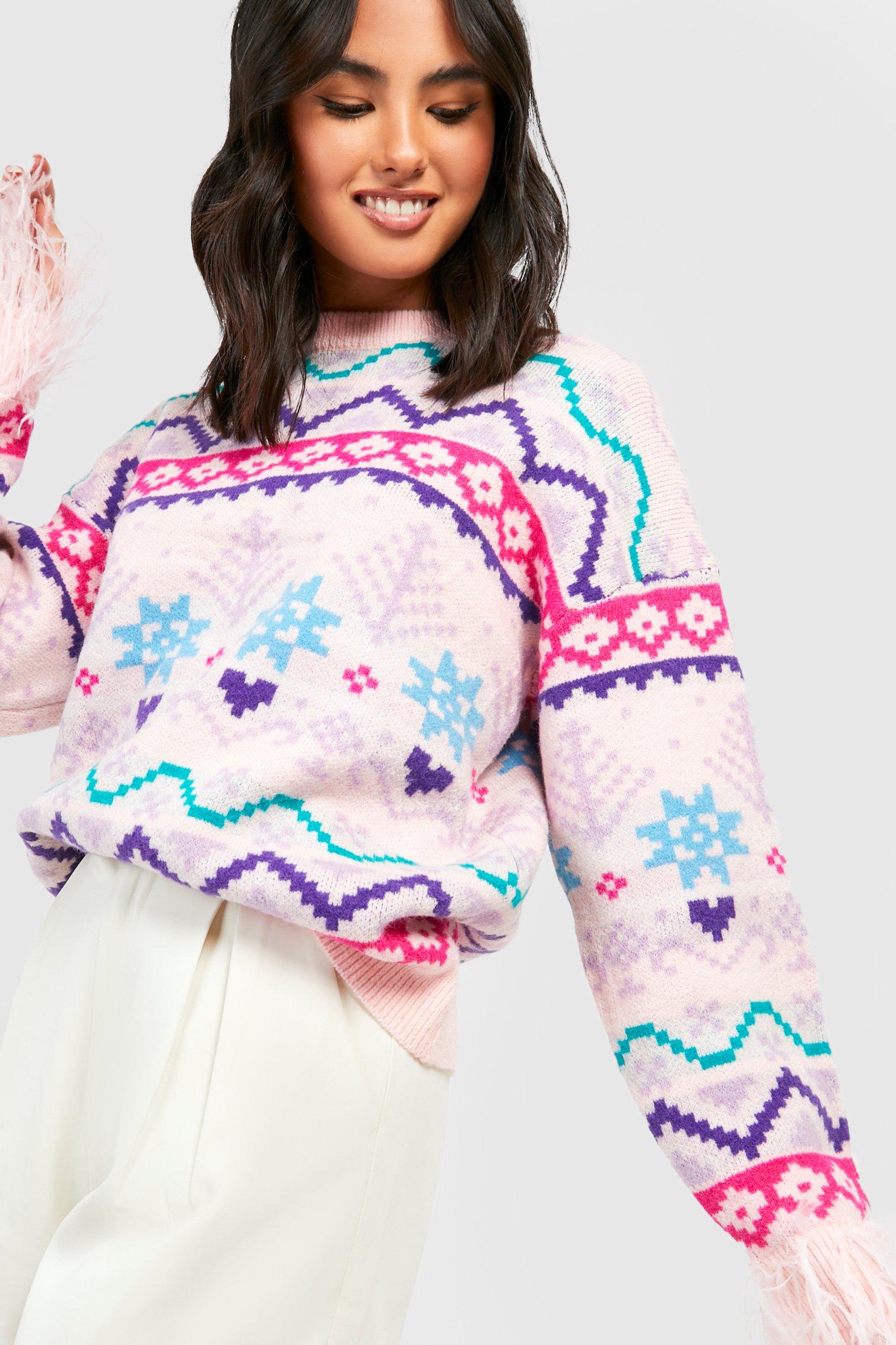 Boohoo womens christmas clearance jumpers