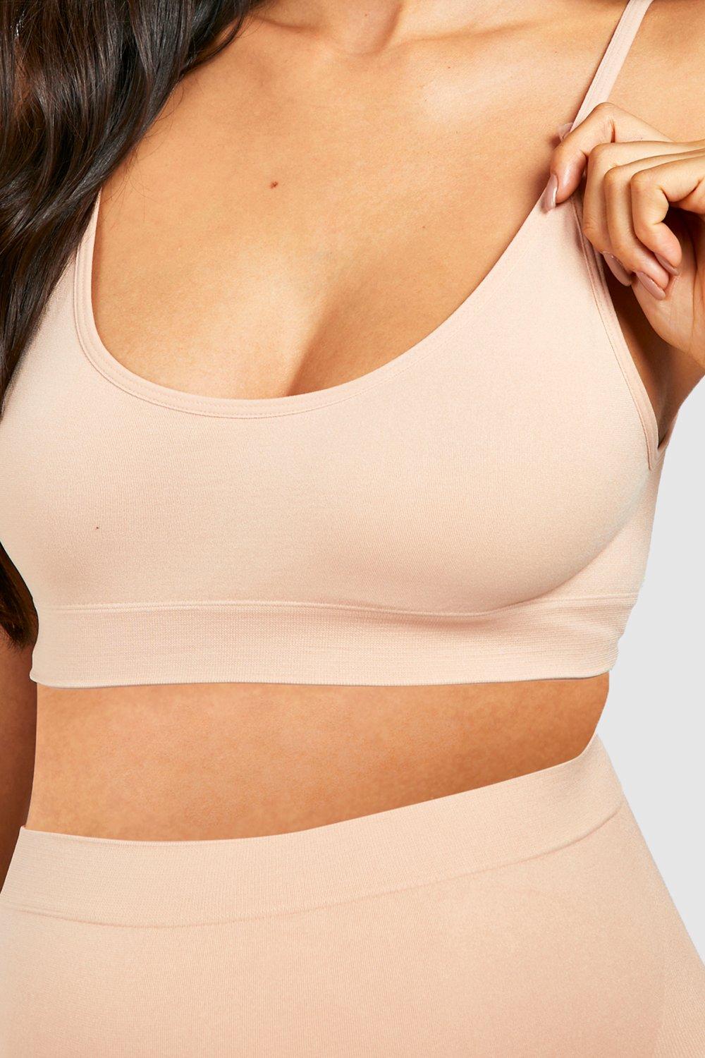 Buy Boohoo Maternity Bump Support Shapewear In Nude