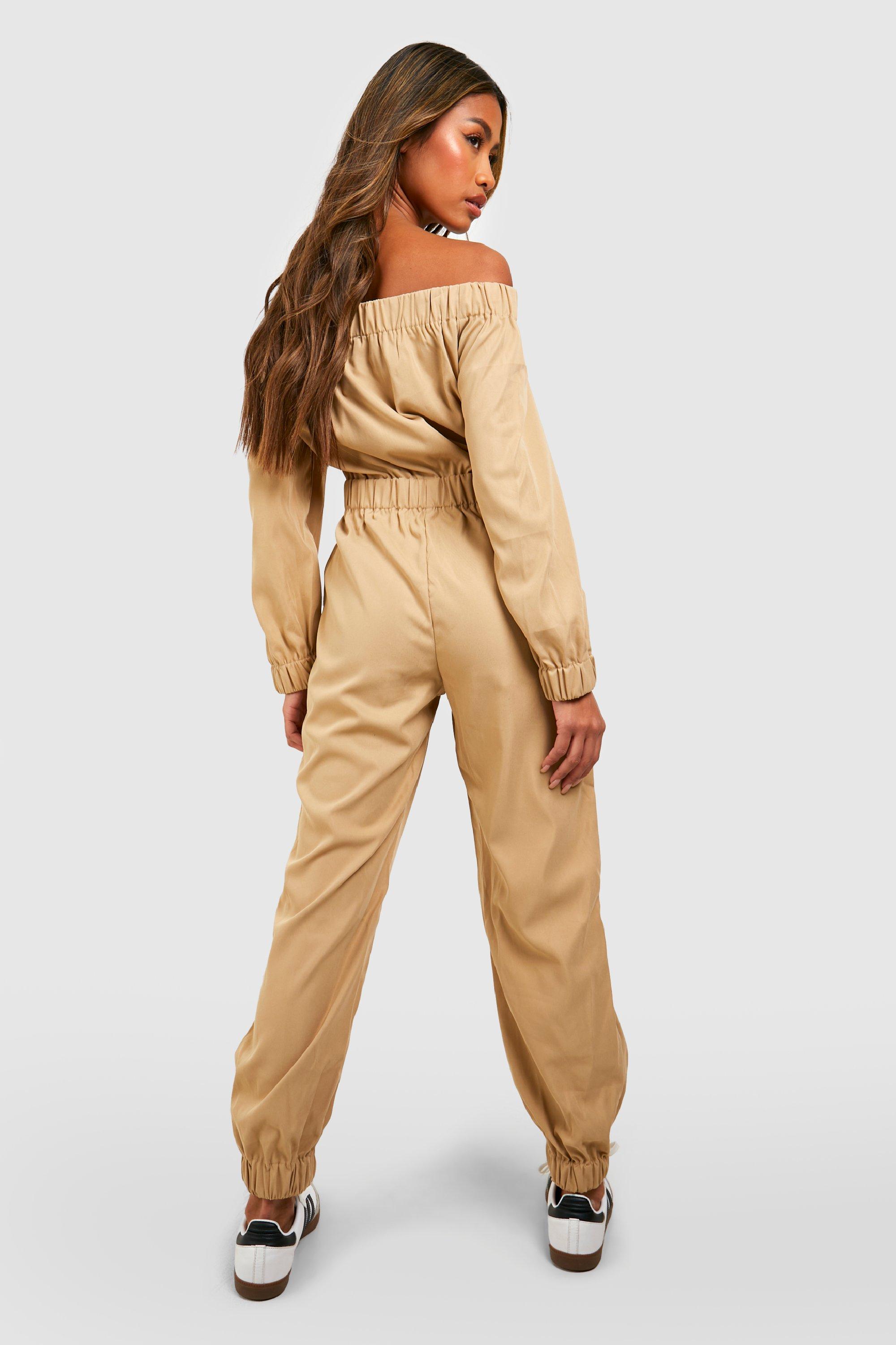 Boohoo sales utility jumpsuit