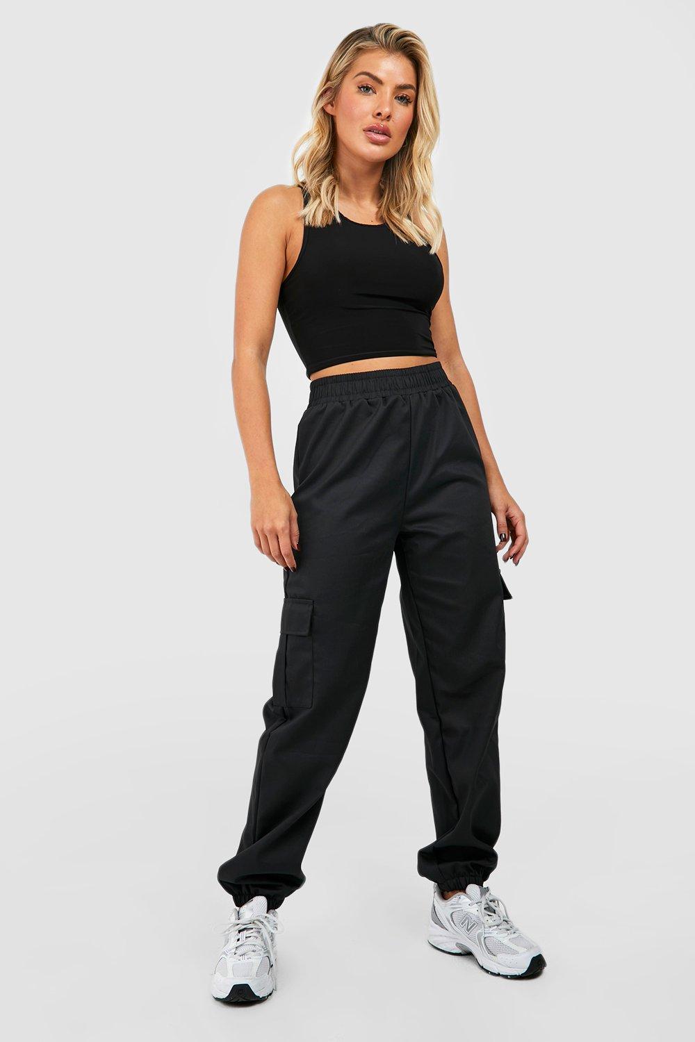 Womens joggers high store waisted