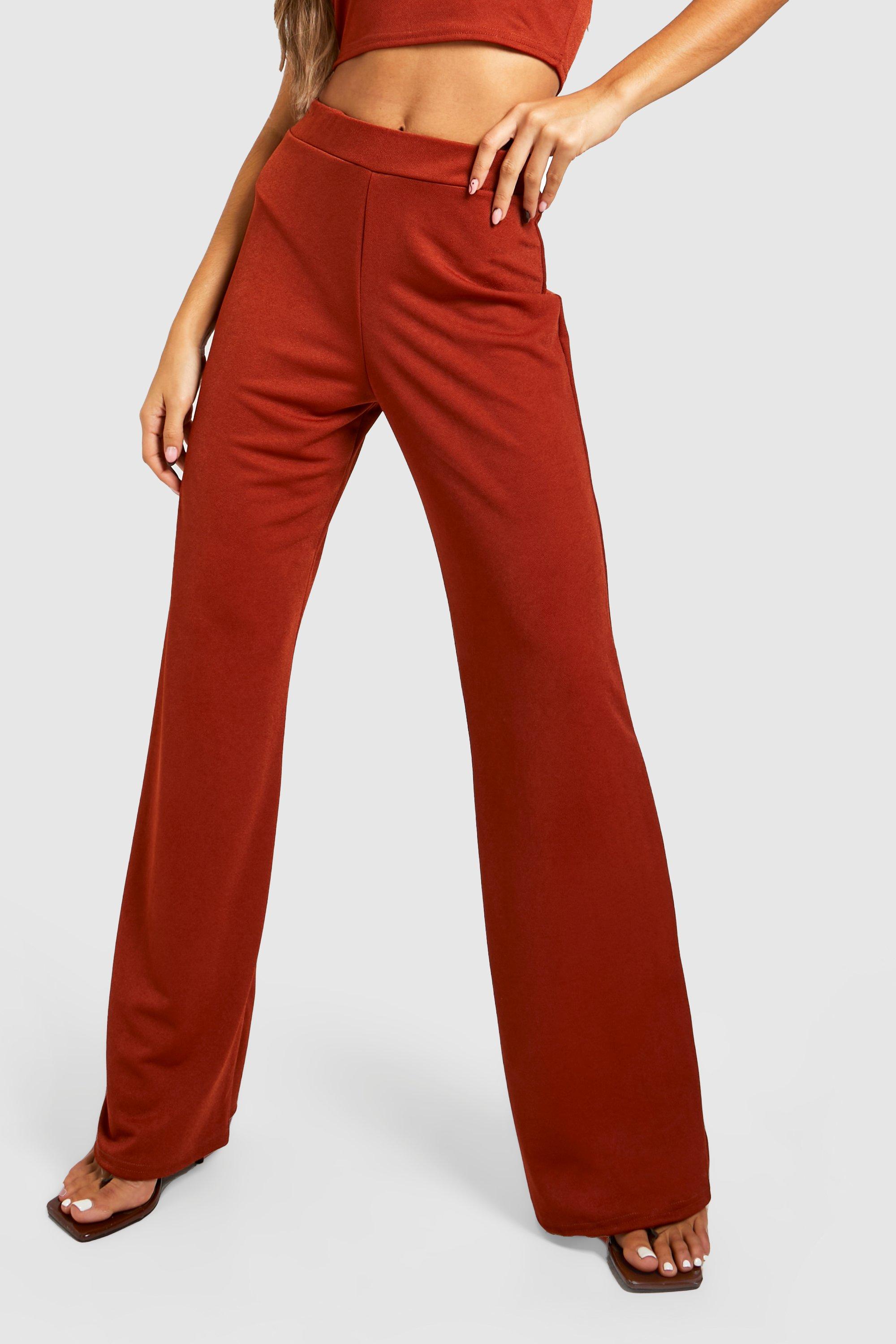 rust palazzo pants