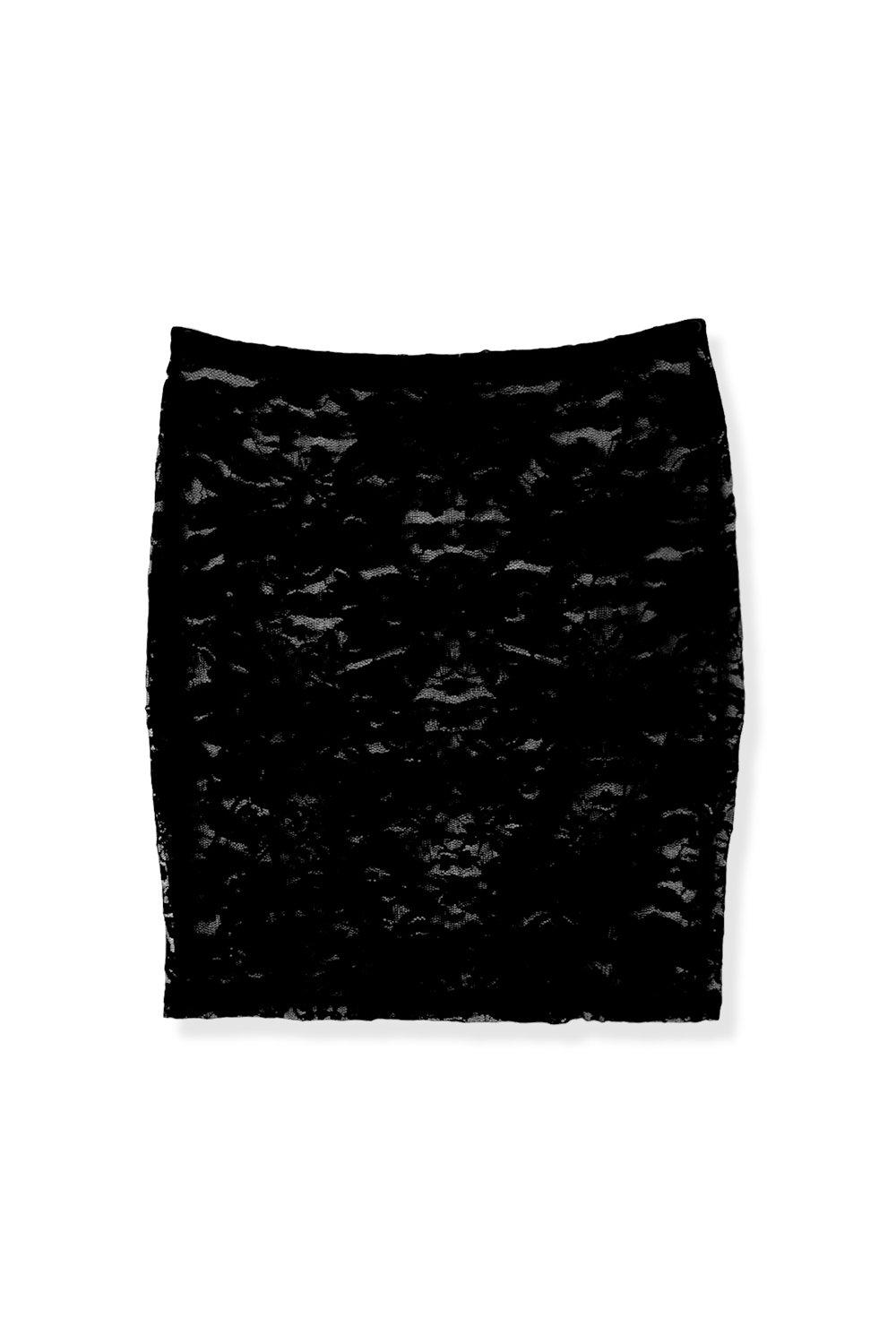 Express black shop lace mini skirt