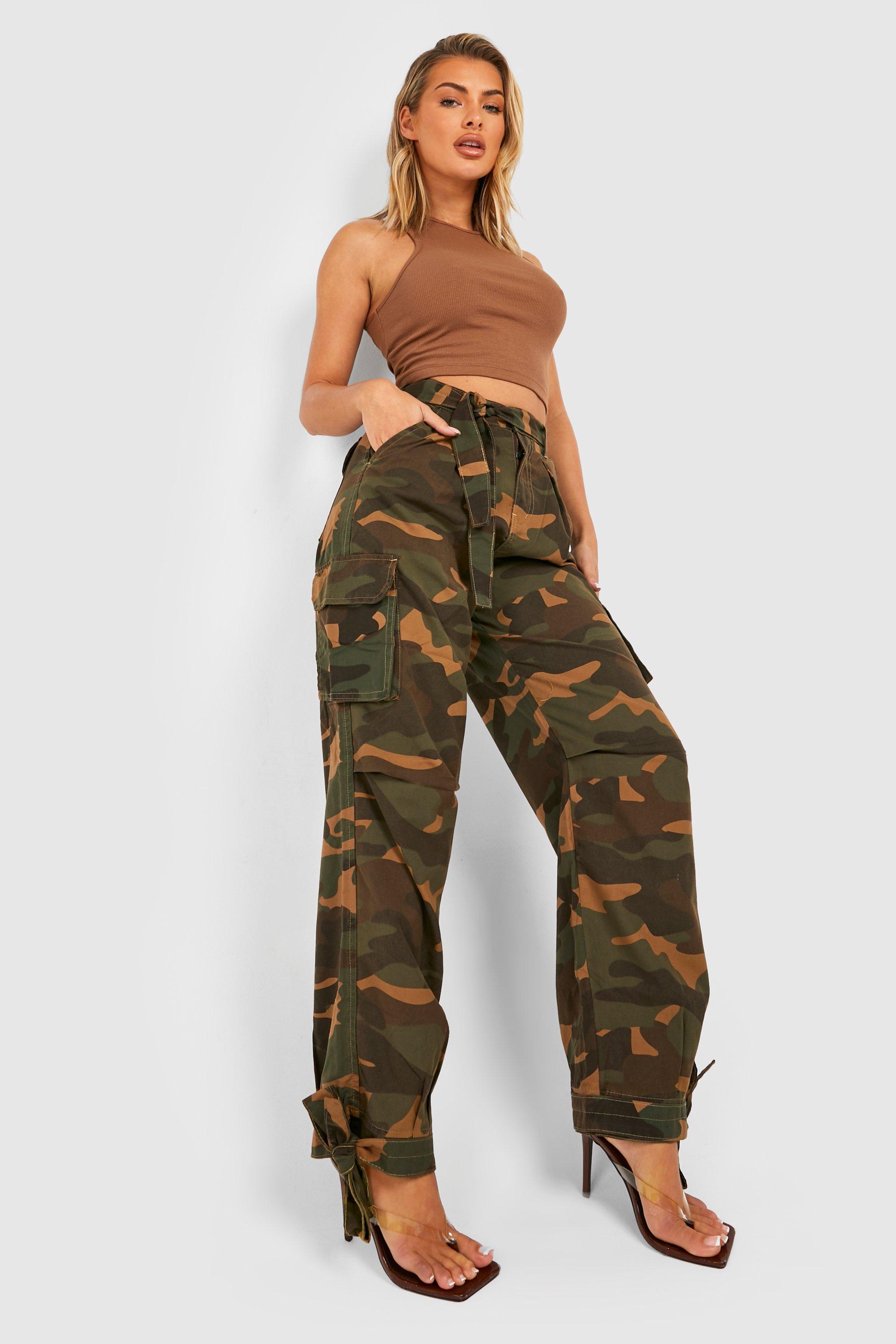 boohoo camo pants