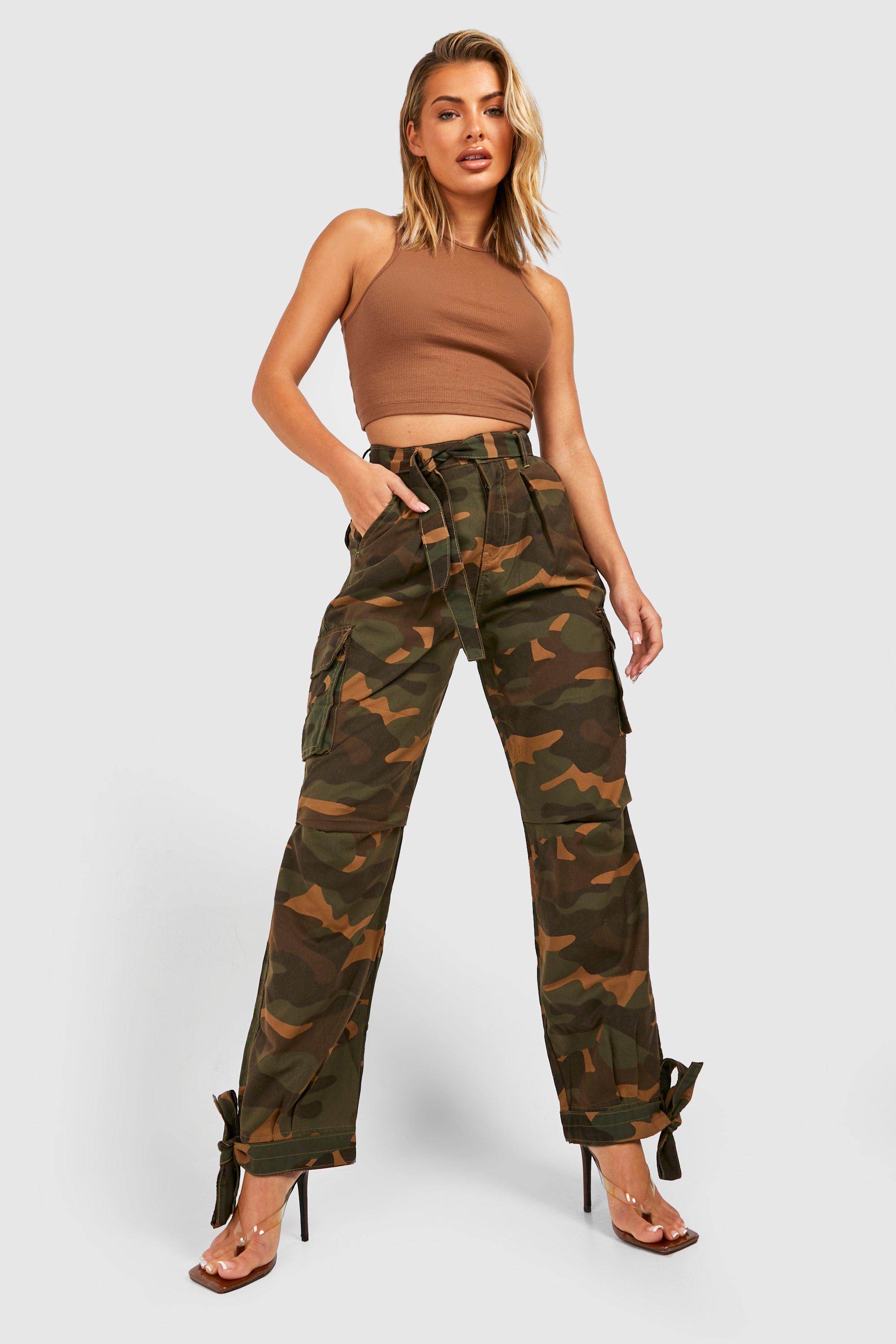 Baggy army best sale pants women's