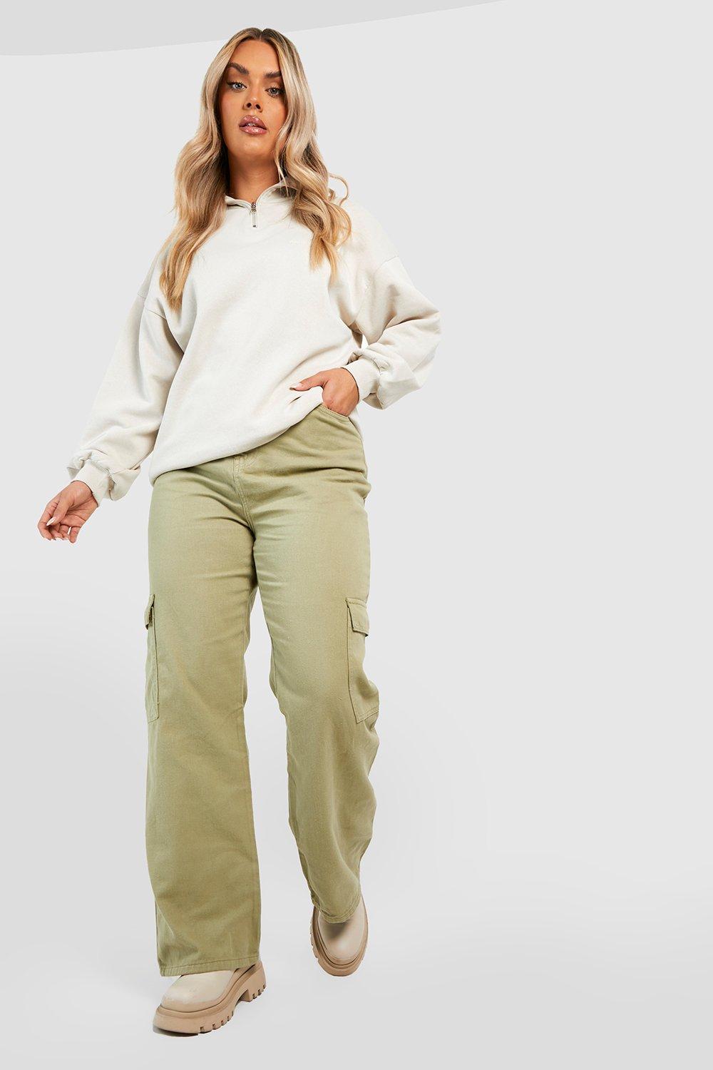 loose fit cargo trousers womens