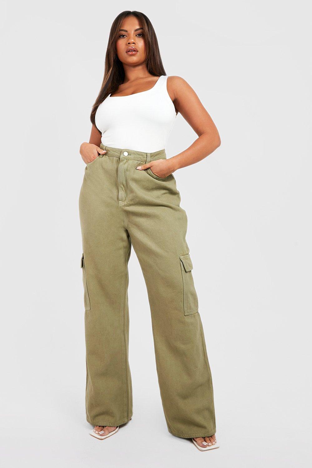 Women's Plus Cargo Jeans