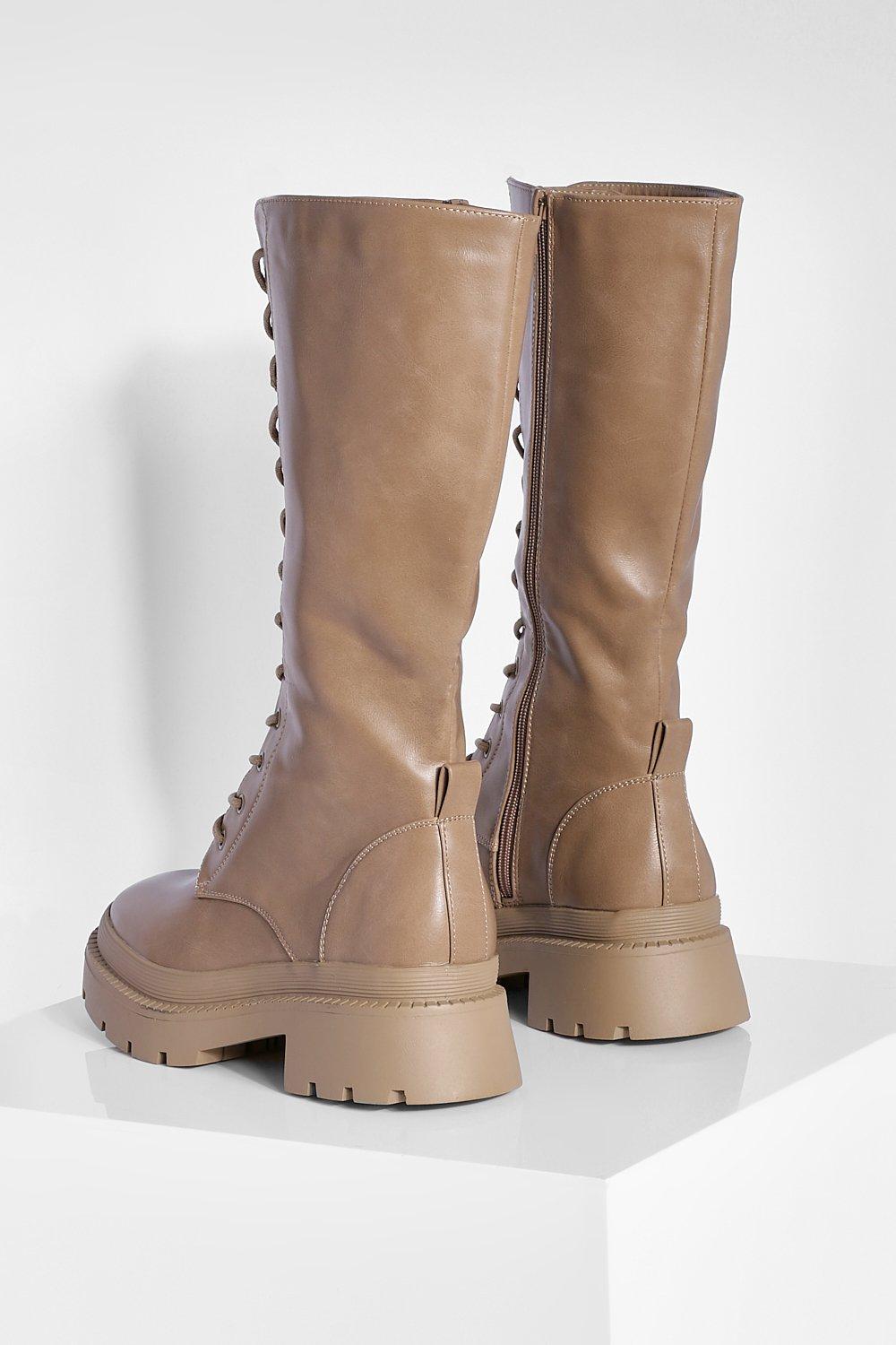 Mocha knee high boots hotsell