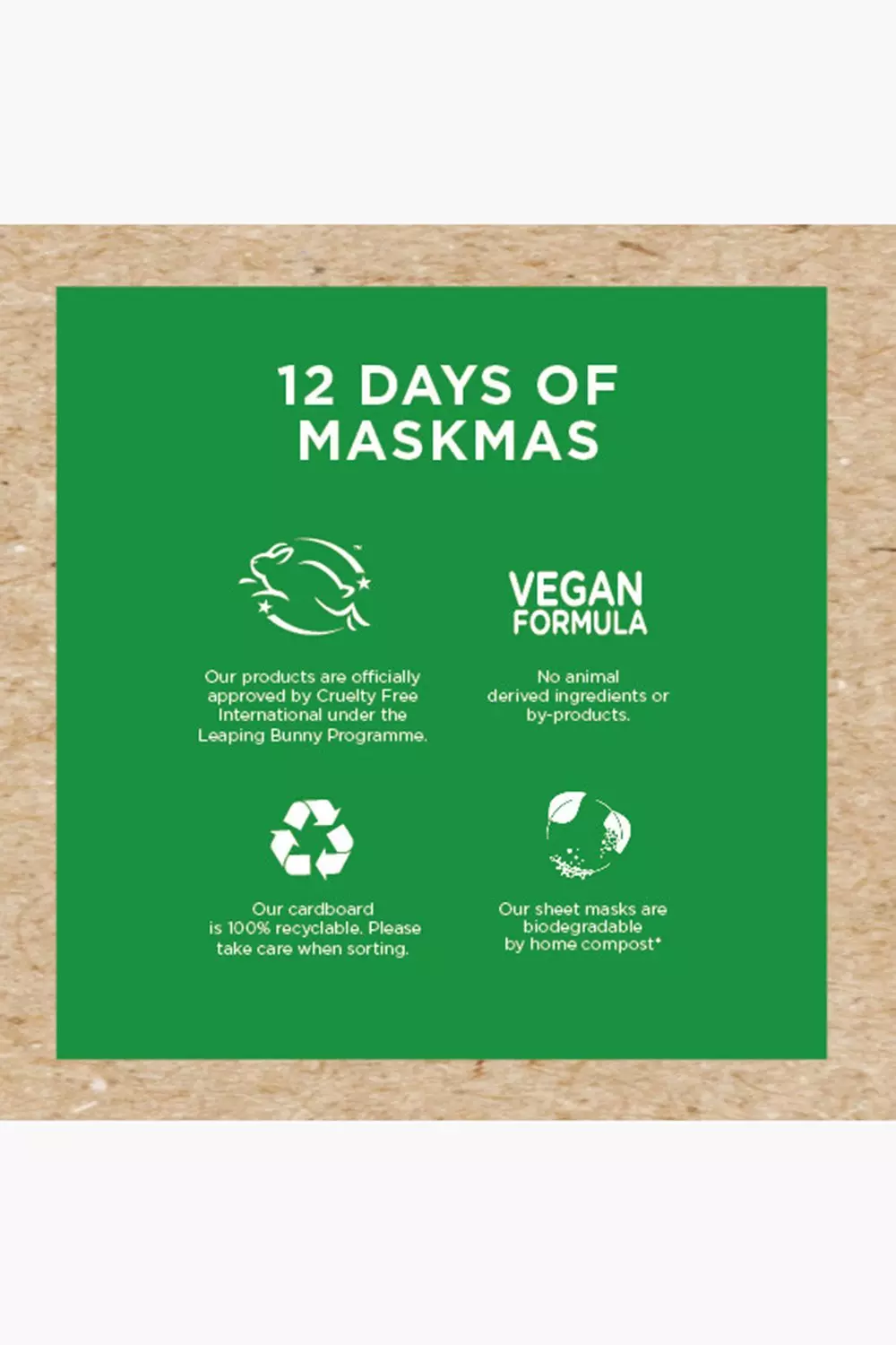 Green Garnier 12 Days Of Maskmas Advent Calendar,  alternative image
