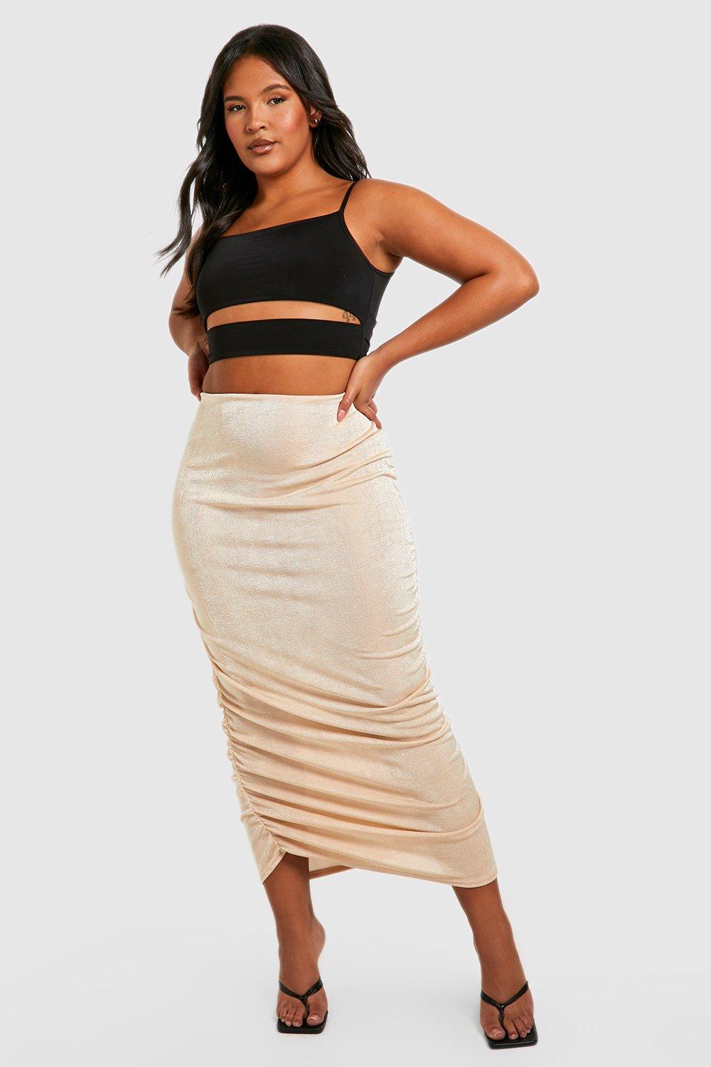 Boohoo jersey skirt clearance review