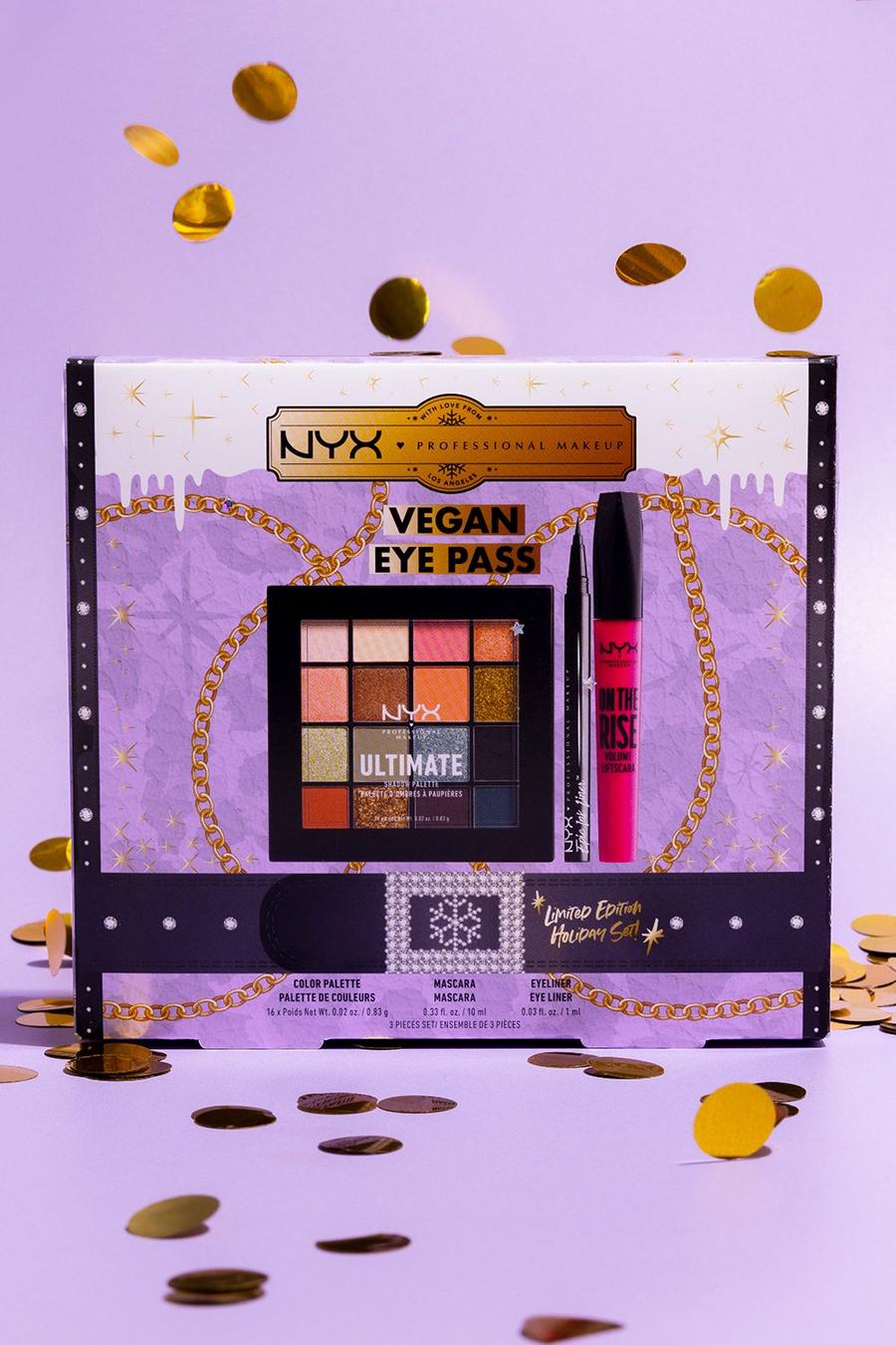 Black NYX Professional Makeup Vegan Eye Pass Gift Set image number 1