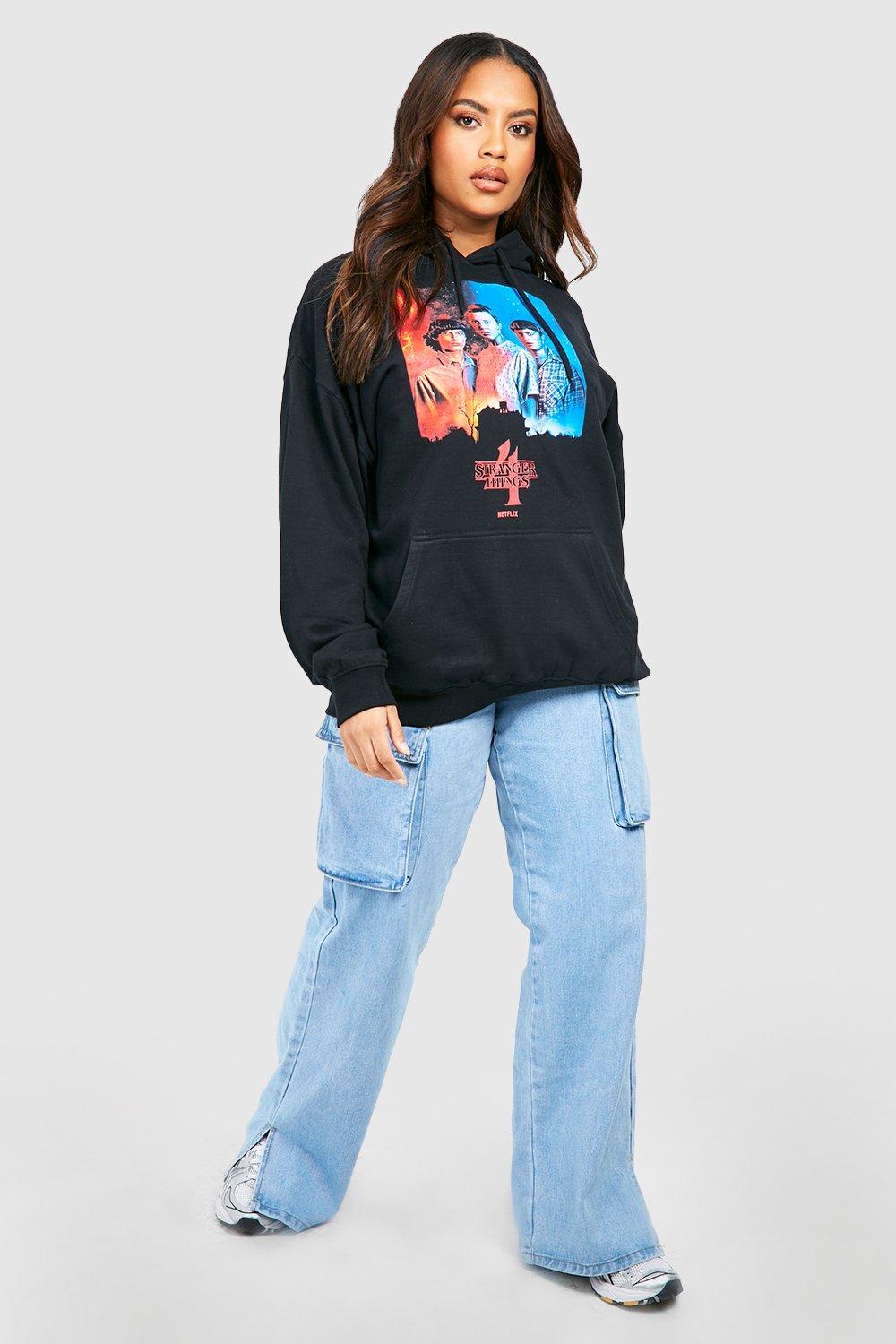 Stranger things 2024 hoodie women