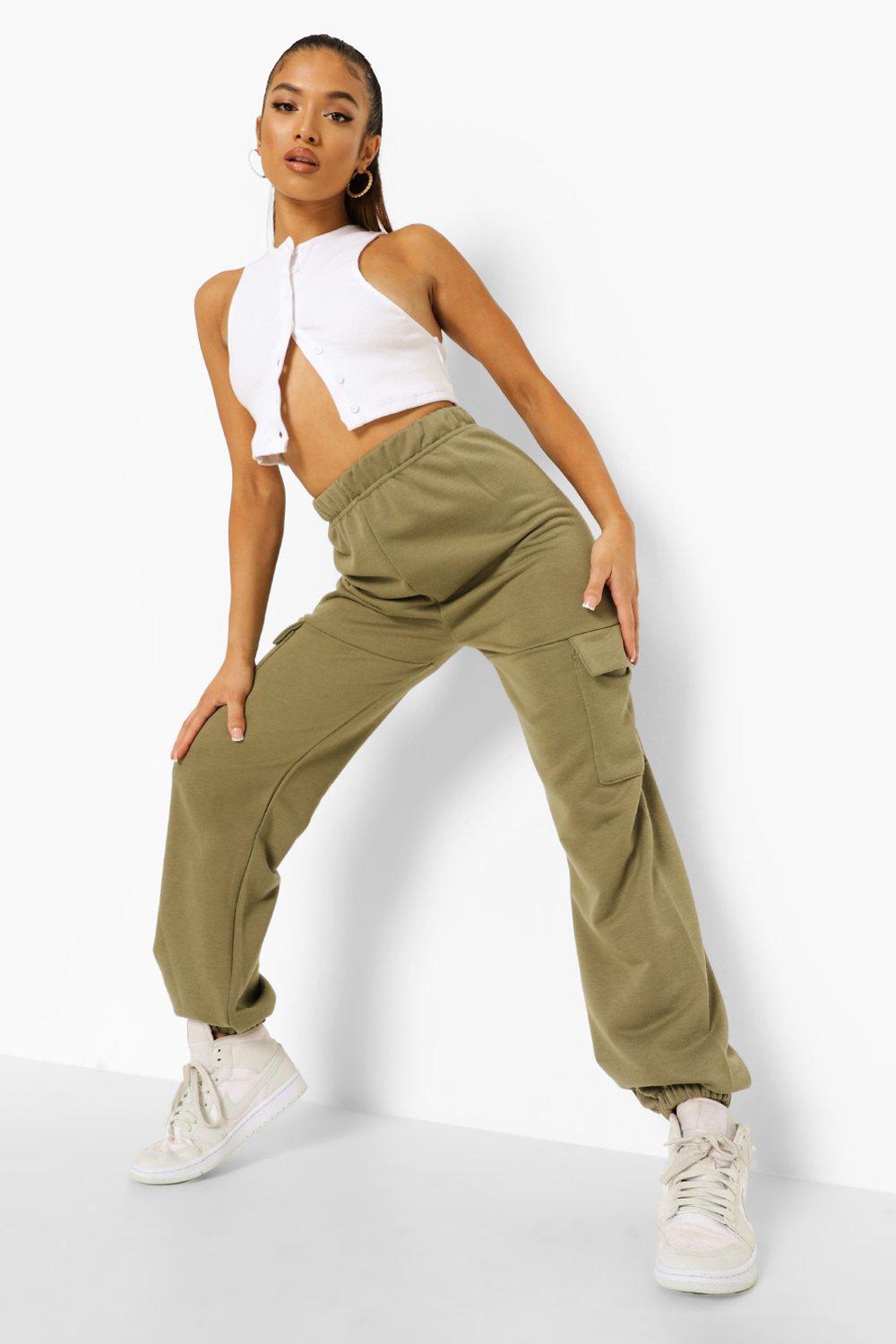 Khaki cheap sweatpants womens