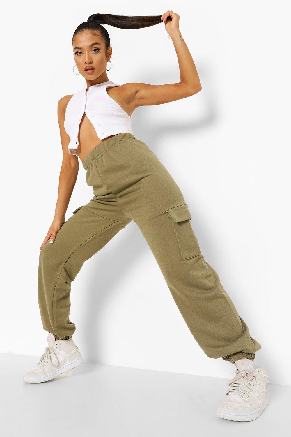 Cotton:On active leggings with pocket co-ord in khaki