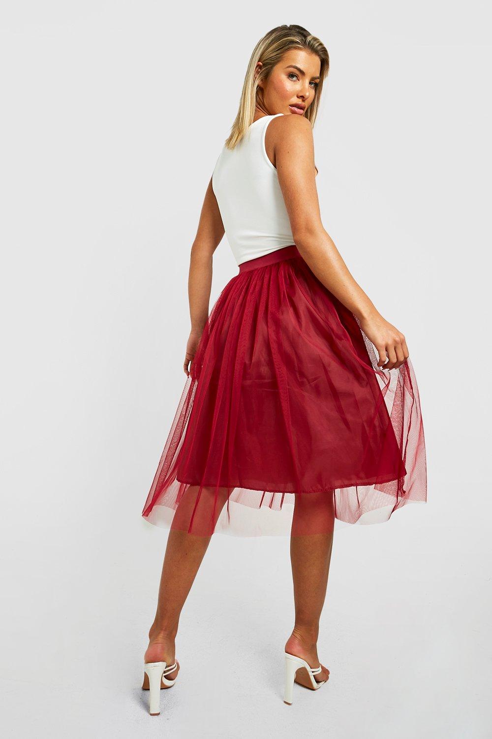 Tulle maxi clearance skirt boohoo