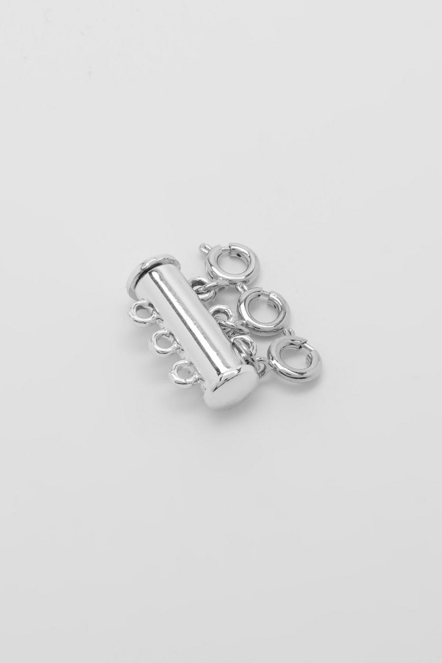Silver Layered Necklace Organiser image number 1
