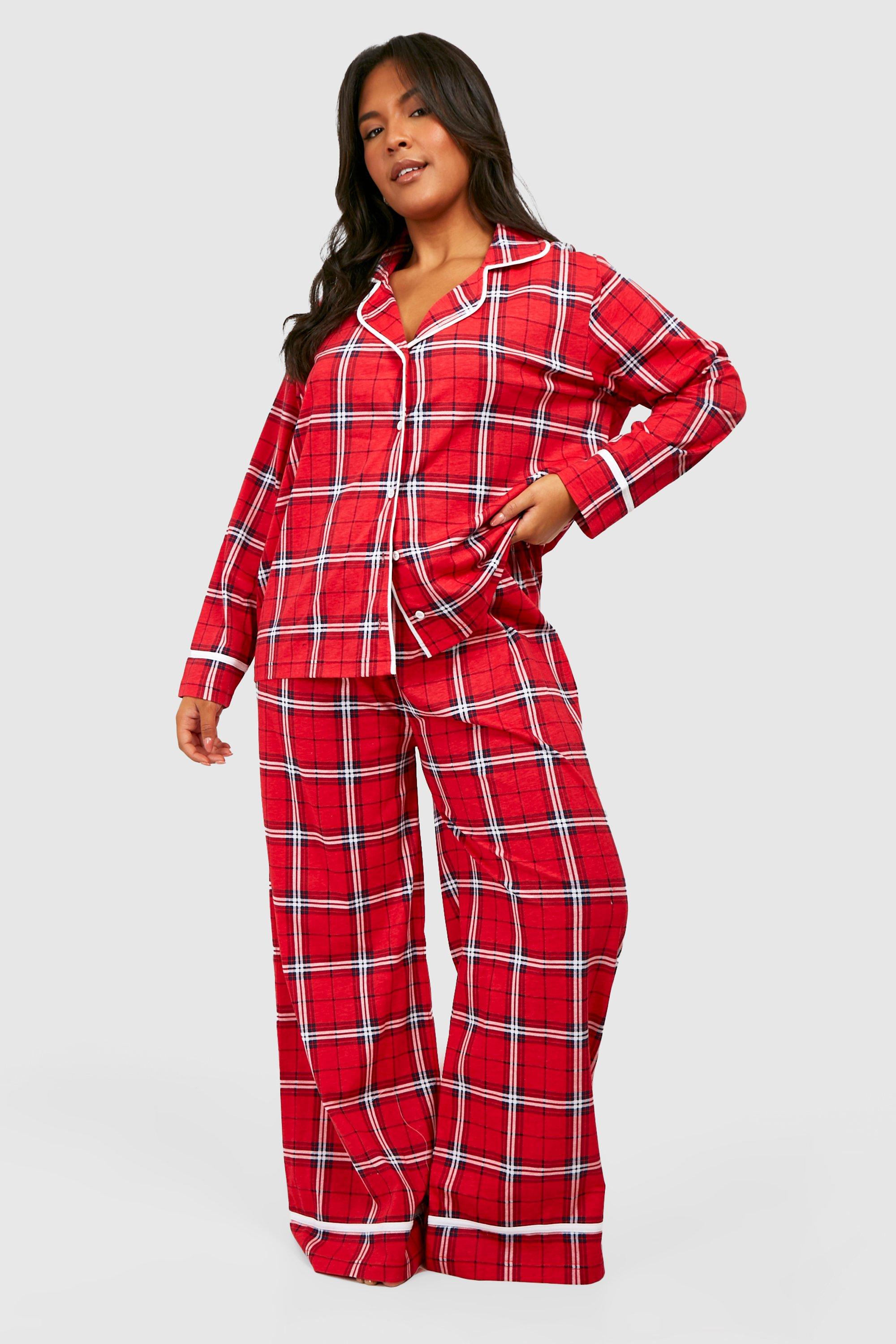 Boohoo discount tartan pyjamas