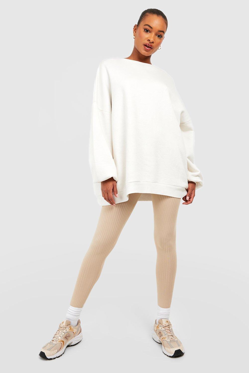 factorie oversized crew neck sweater