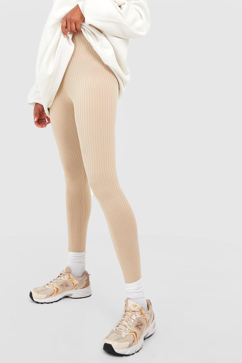 YEEZY New XS Season 4 Ribbed Leggings in Cream RARE! NWT $665