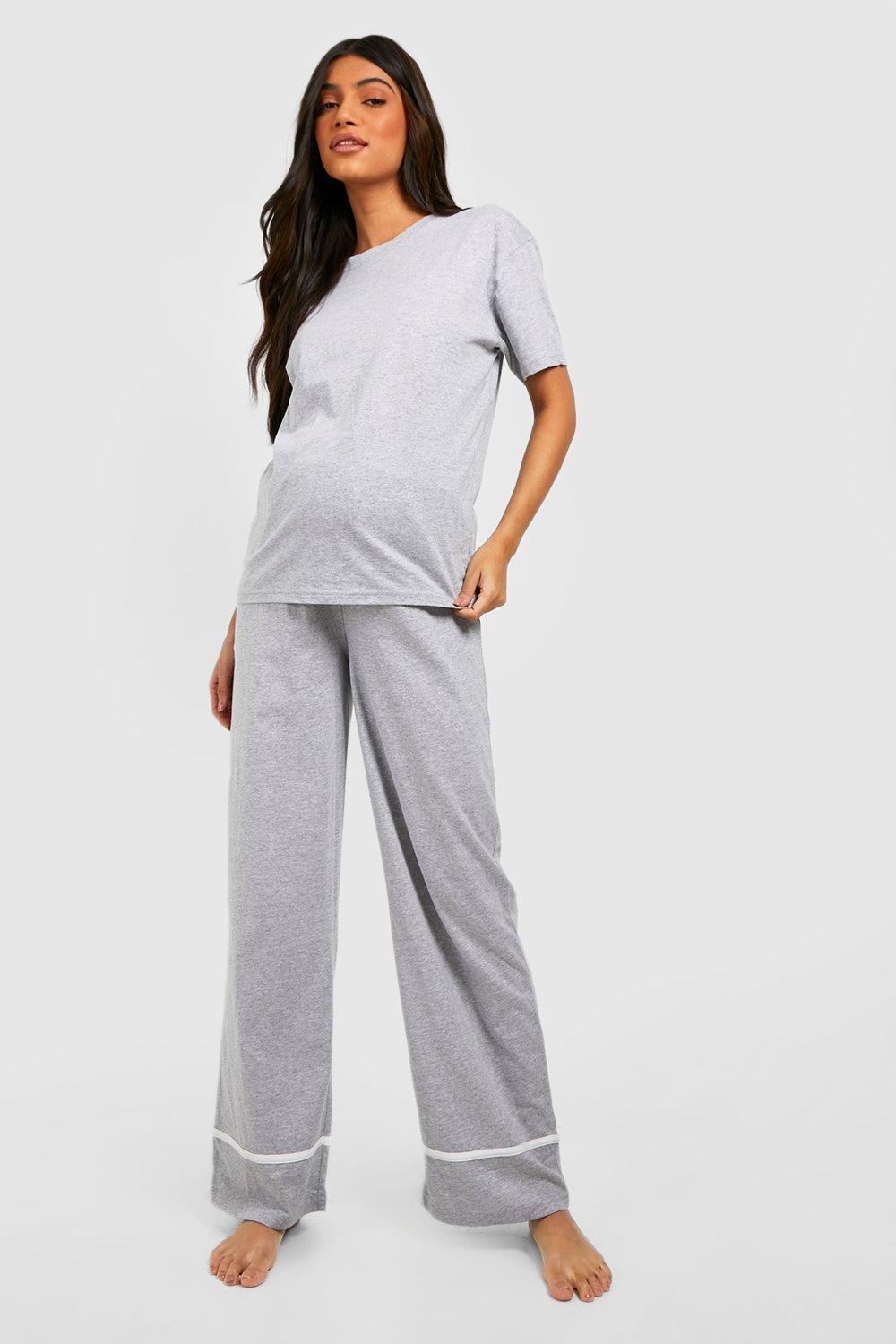 maternity pajamas boohoo