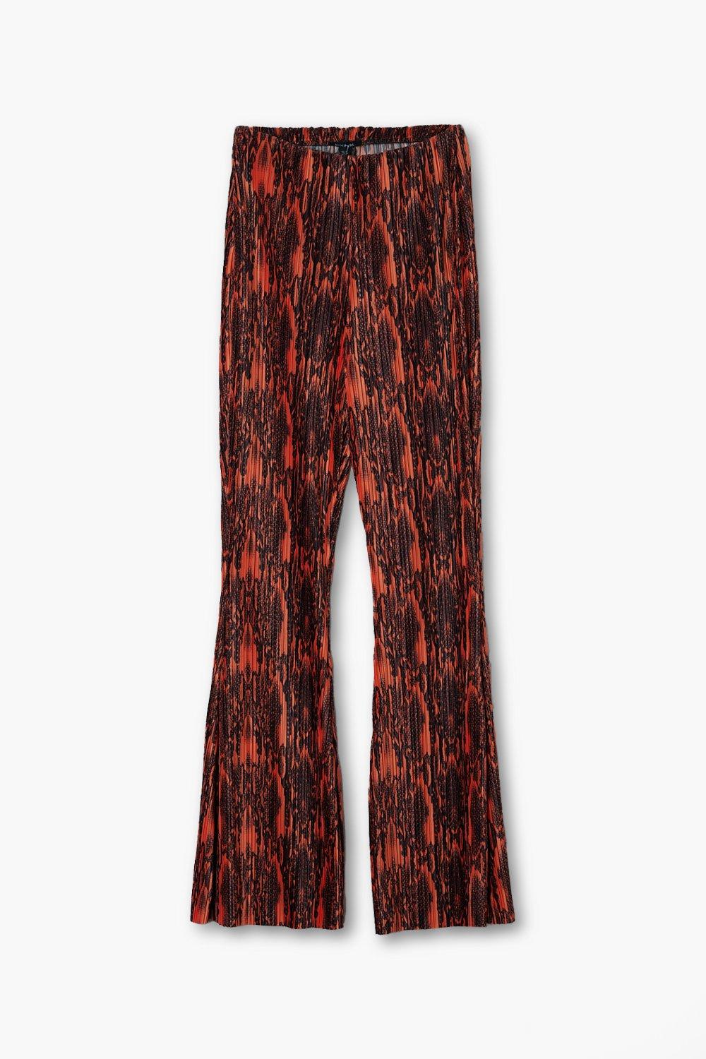 Boohoo hot sale snake trousers