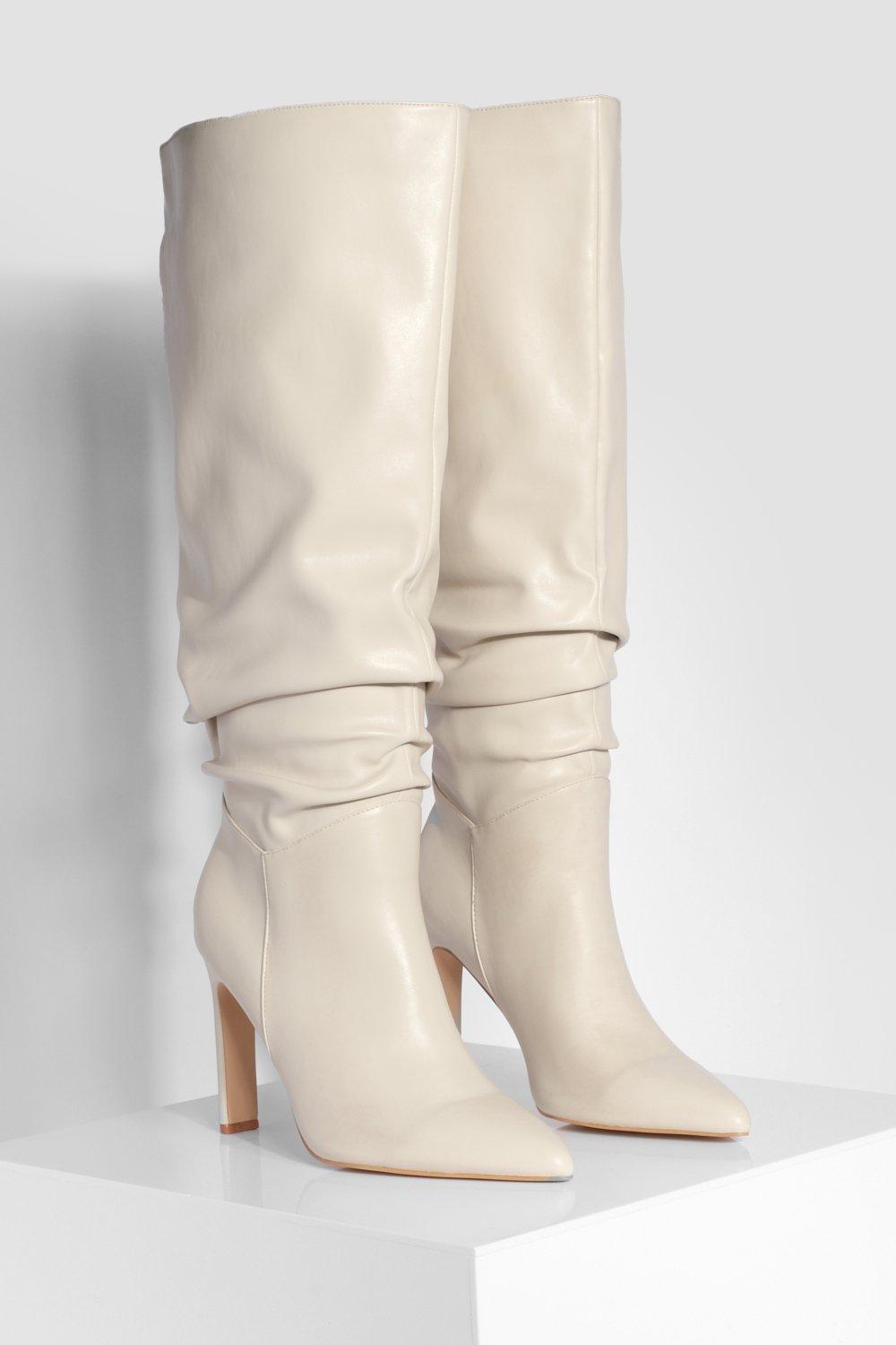 Boohoo wide fit on sale boots