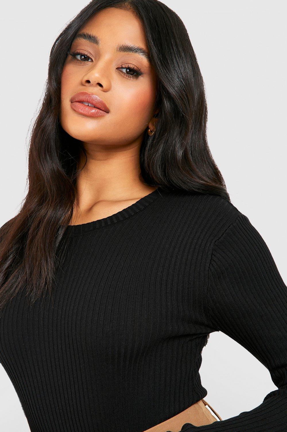 Rib Knit Bodysuit | boohoo USA
