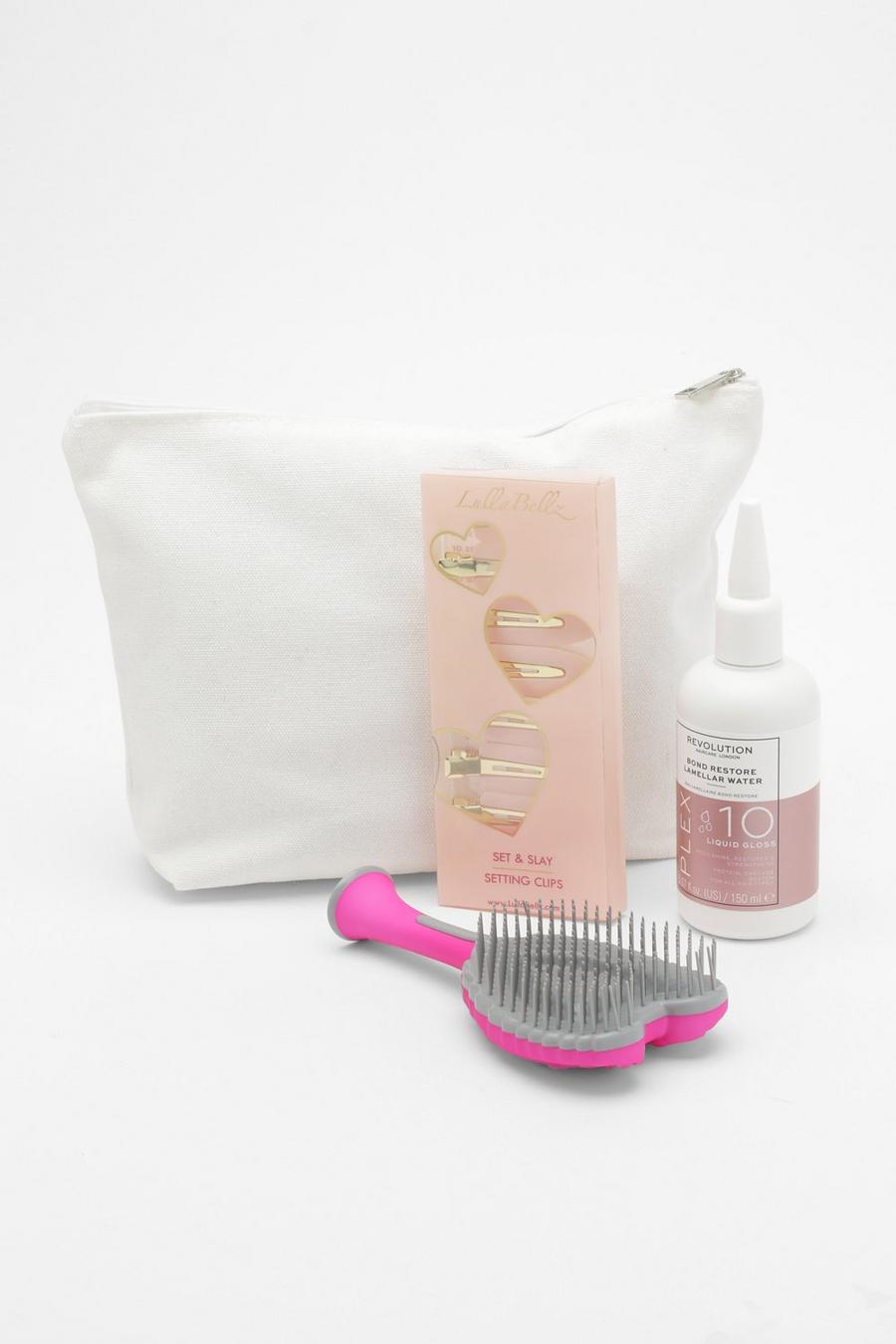 Natural beige Boohoo Hair Care Beauty Bag (Worth £50)  image number 1